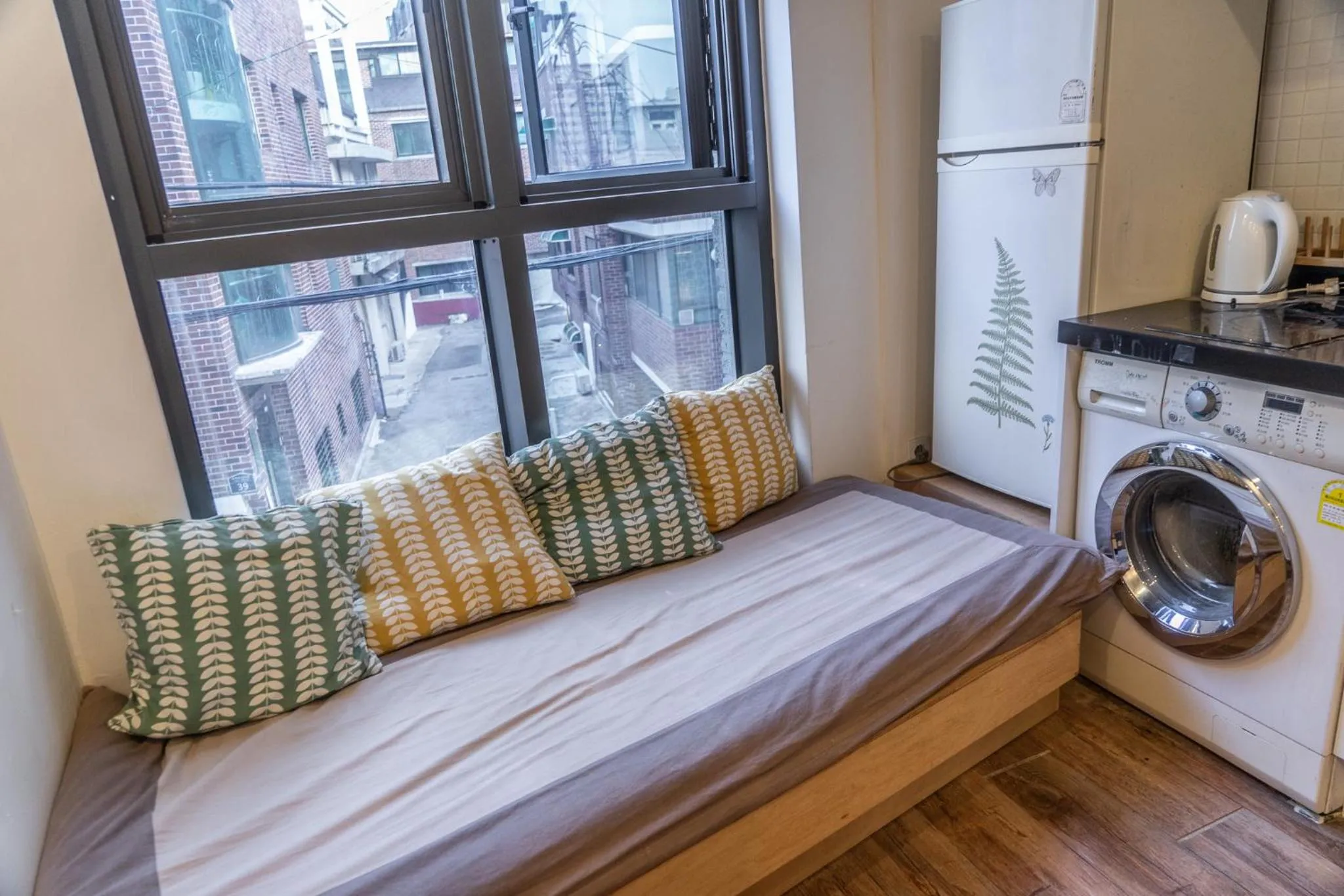 Bed in Myeongdong Artmonstay