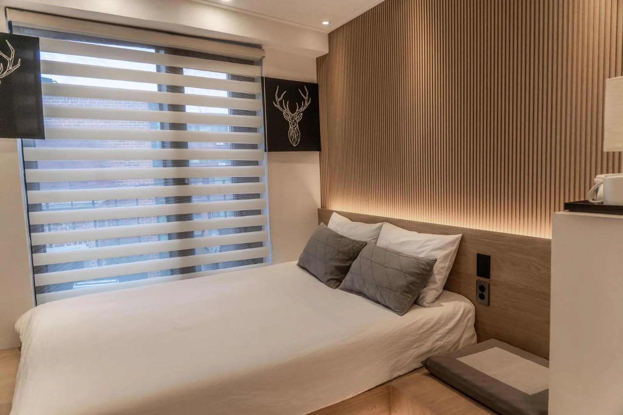 Bed in Myeongdong Artmonstay