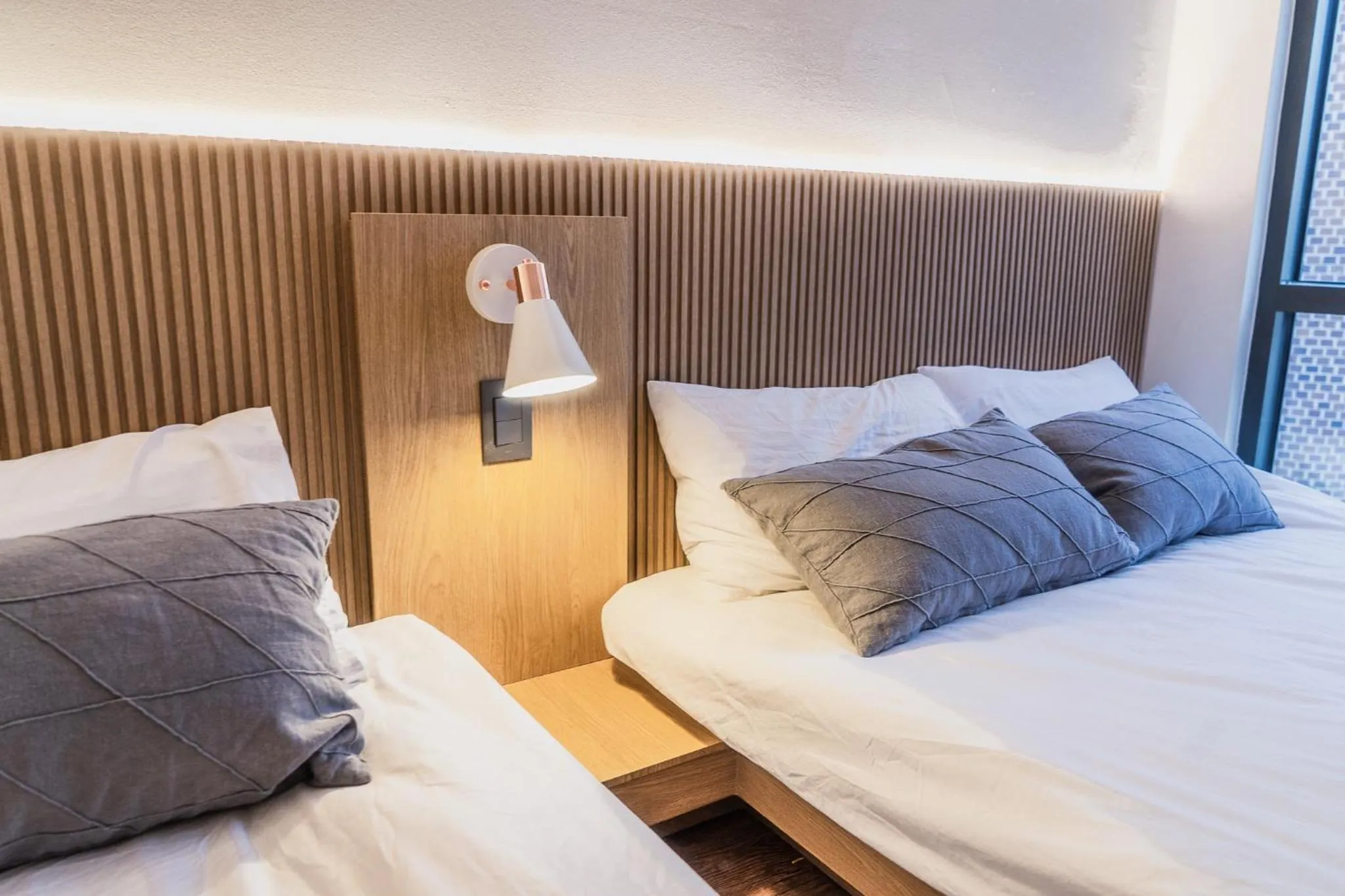 Bed in Myeongdong Artmonstay