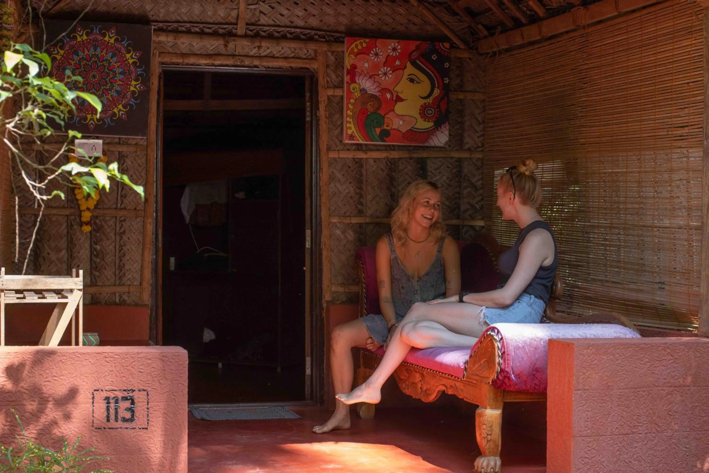 Balcony/Terrace in Palm Trees Ayurvedic Heritage