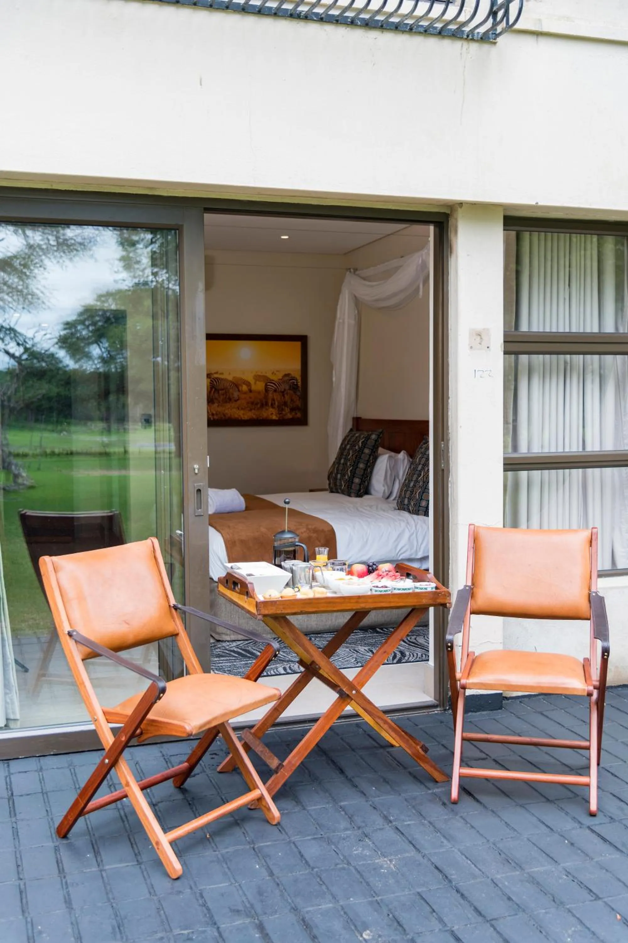 Breakfast in Hwange Safari Lodge