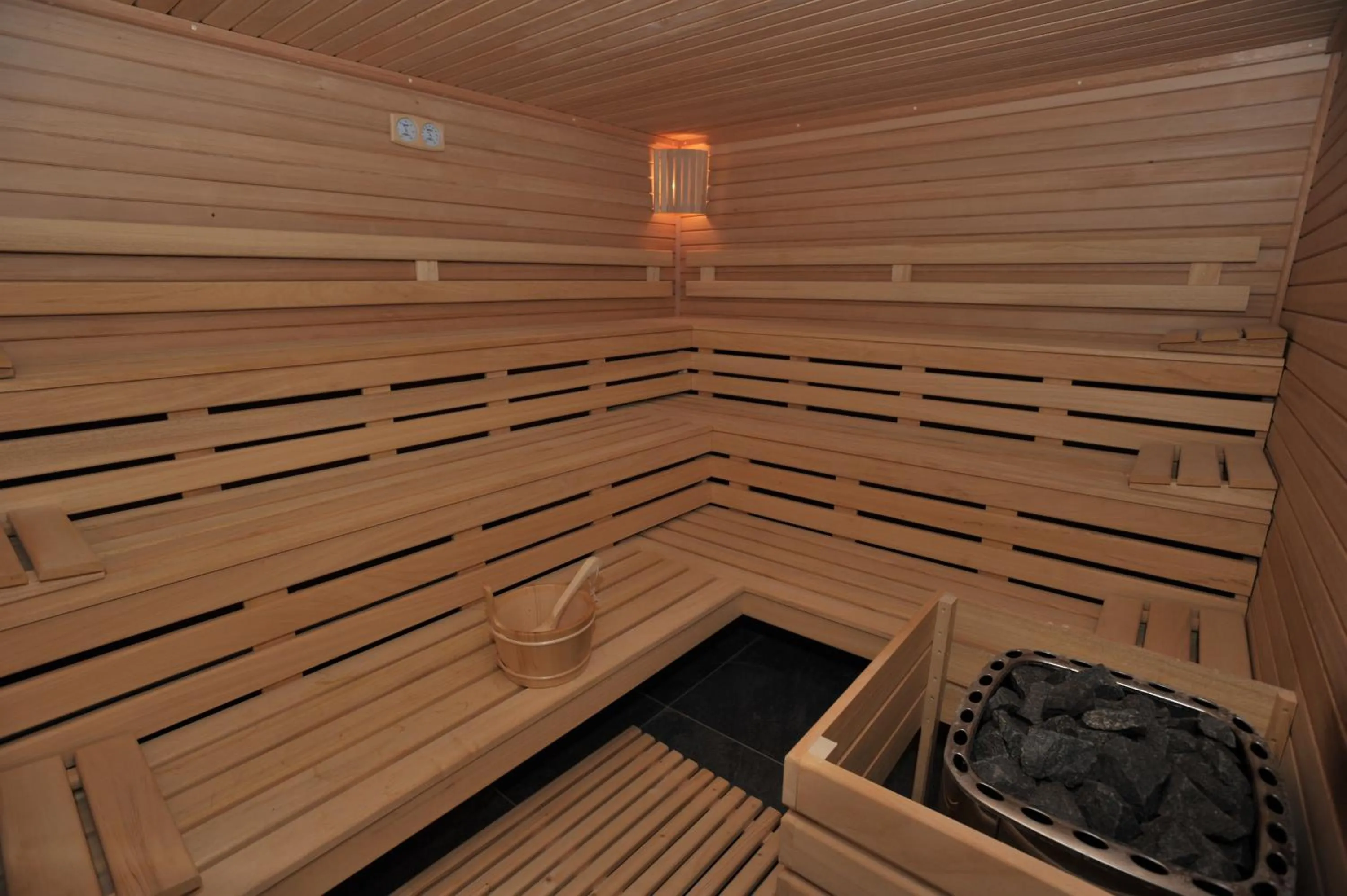 Sauna in Domaine de la Klauss & Spa, Restaurant Gastronomique Le K