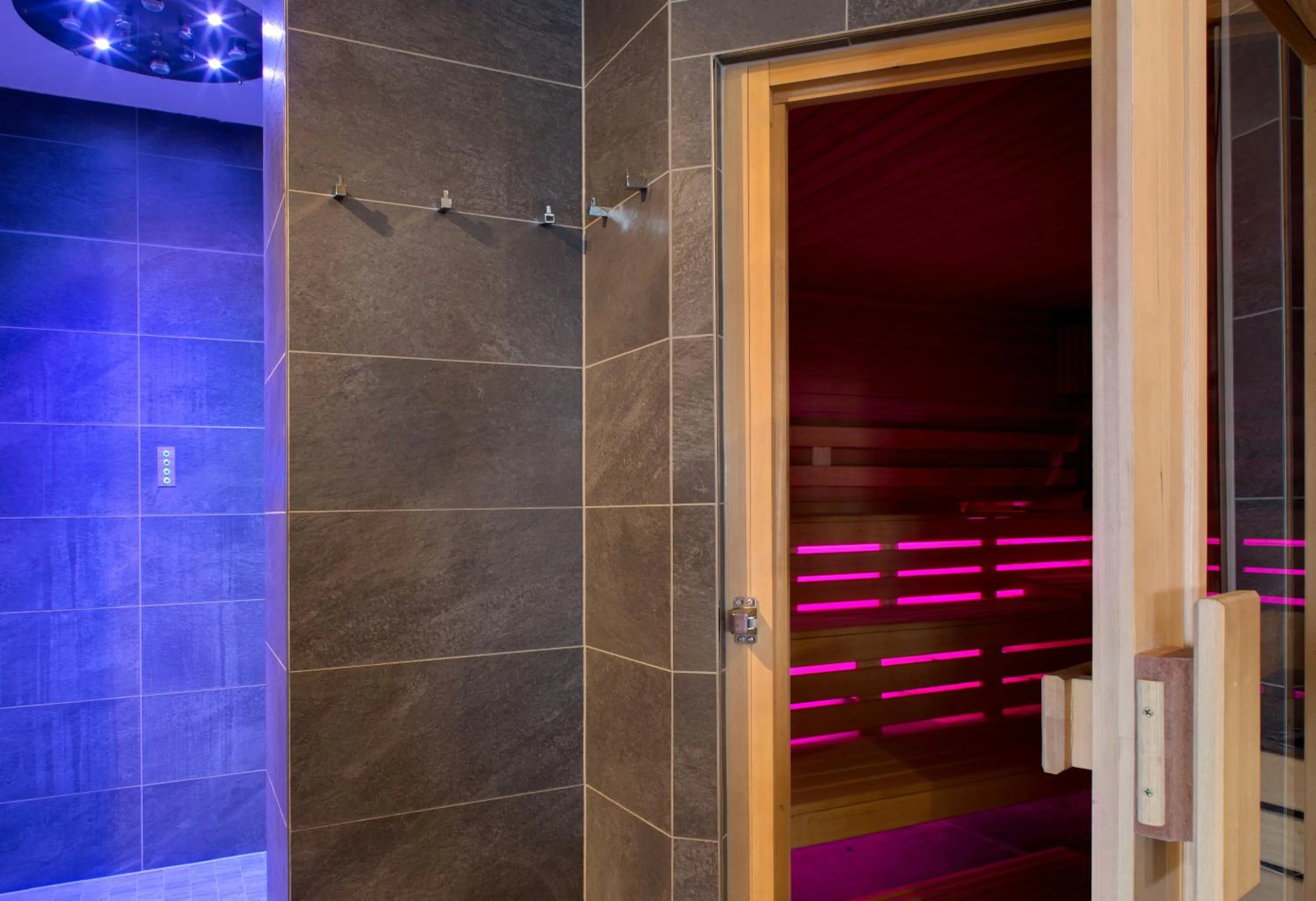 Sauna in Domaine de la Klauss & Spa, Restaurant Gastronomique Le K