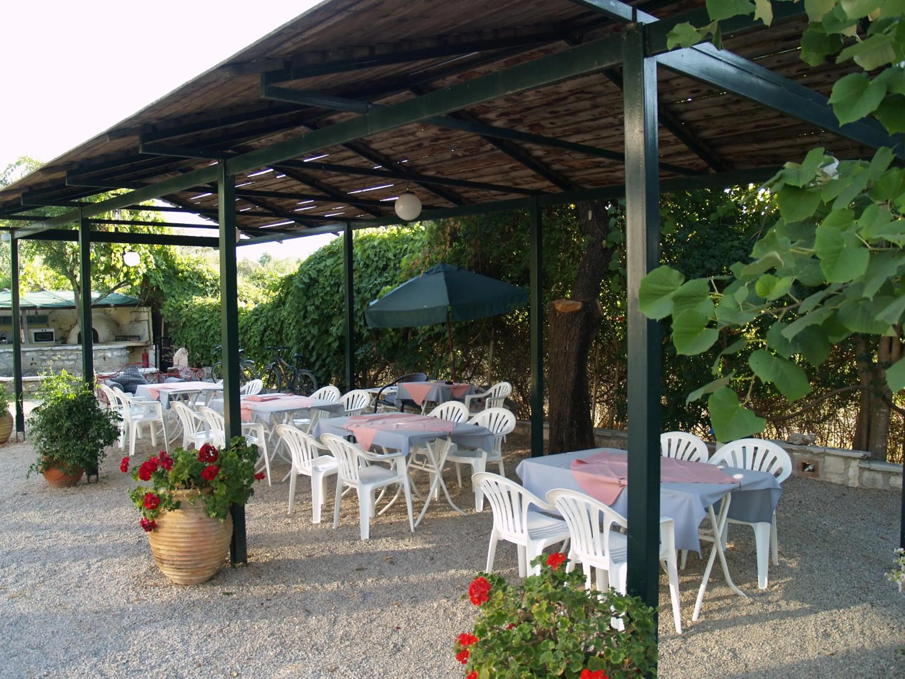 Patio in Hotel Cavo Mytikas