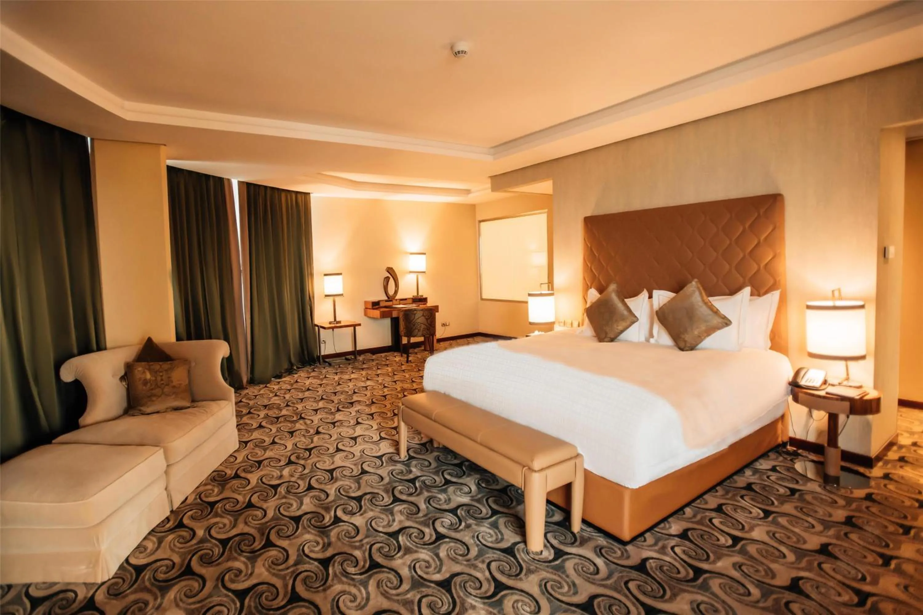 Living room, Bed in Grand Mogador City Center