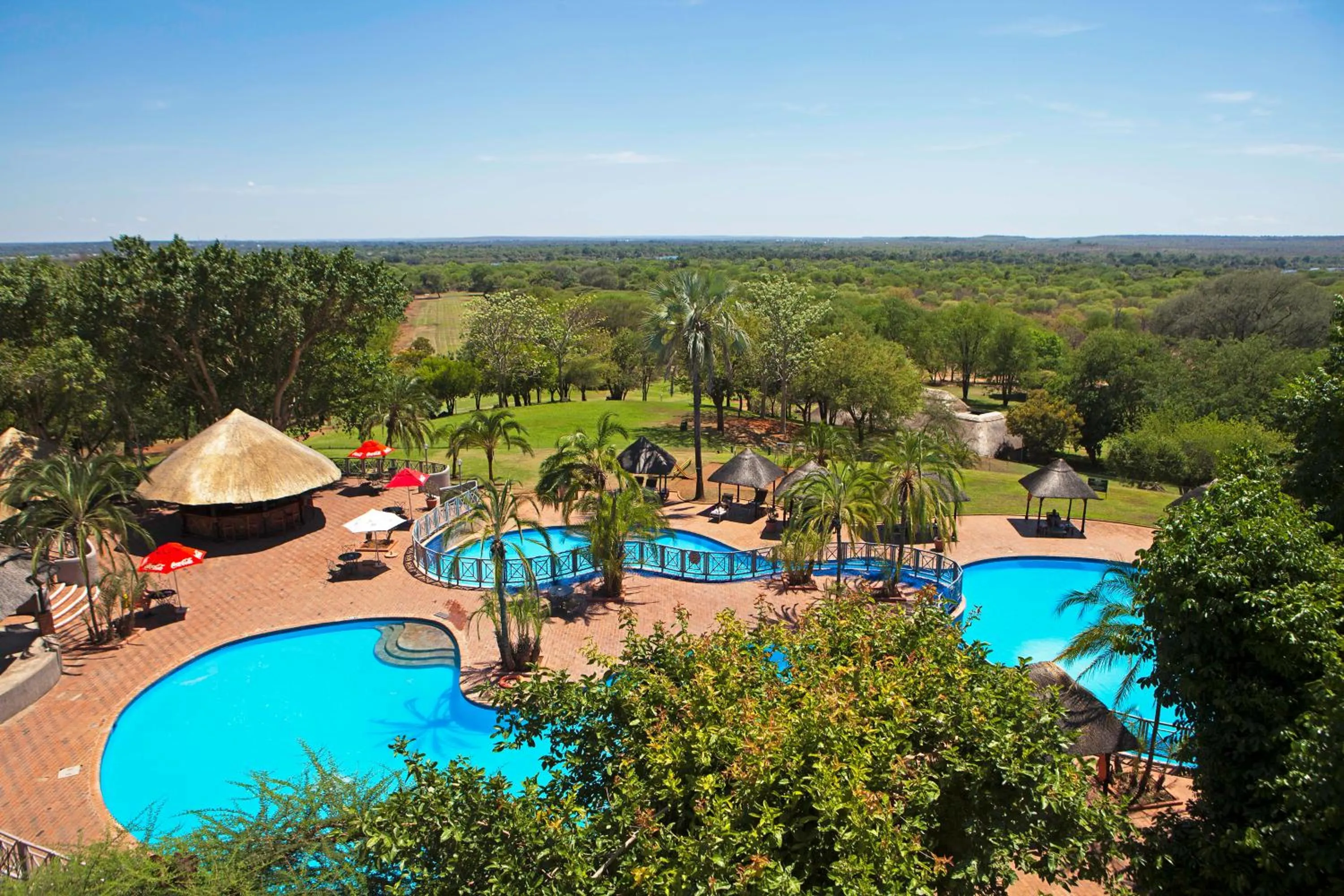 Pool view in Elephant Hills Resort