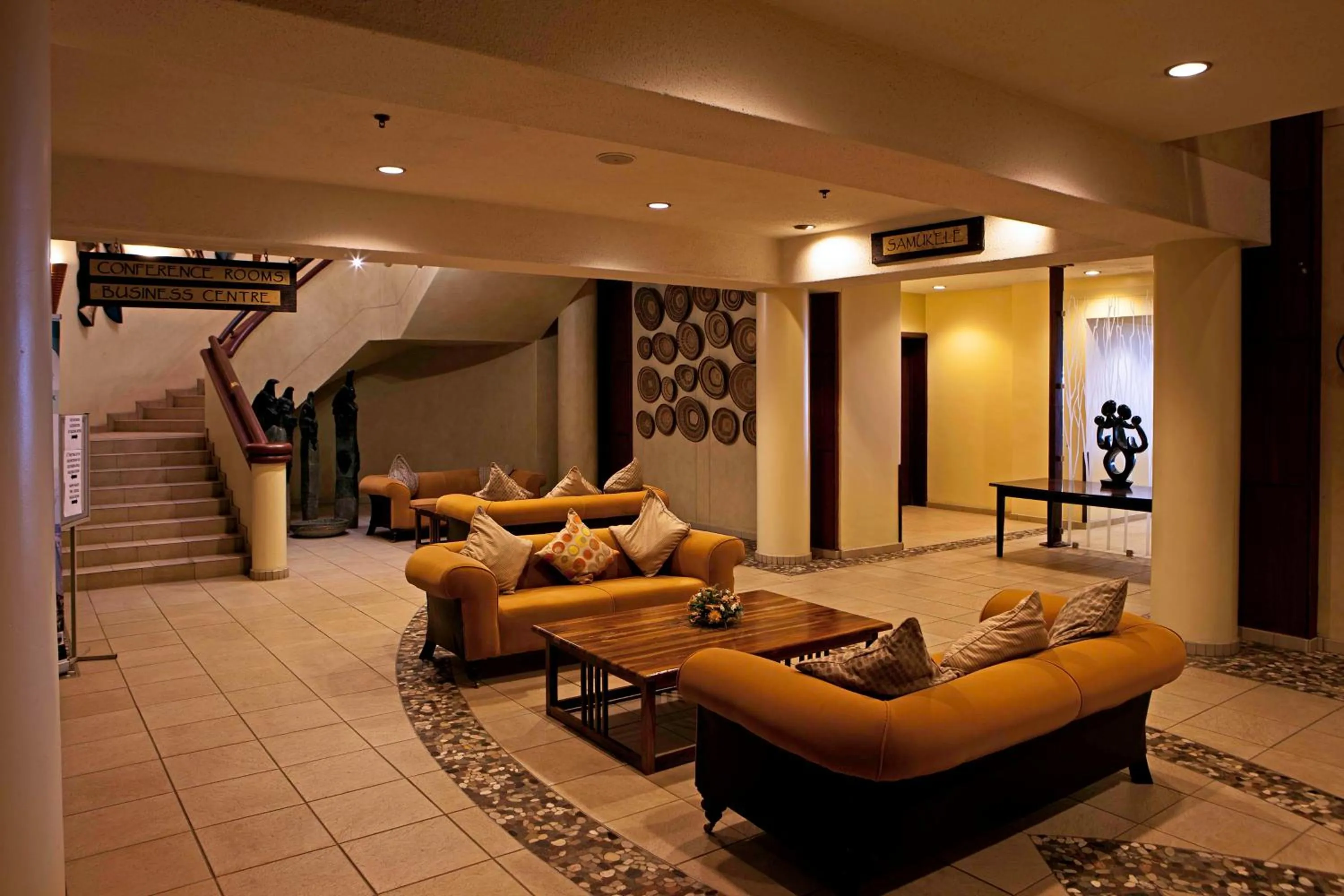 Seating area in Elephant Hills Resort