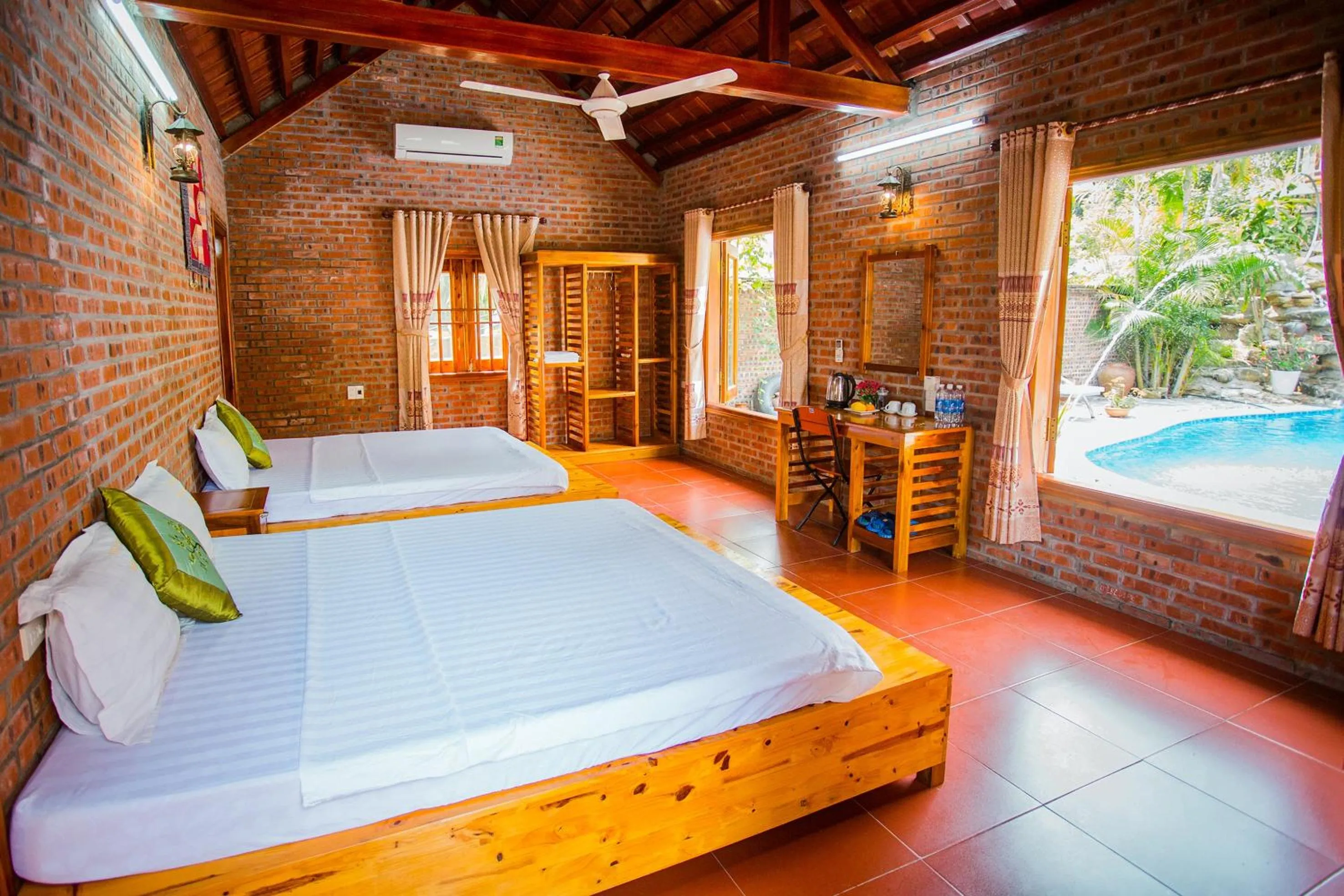 Bed in Ninh Binh Mountain View Homestay & Restaurant