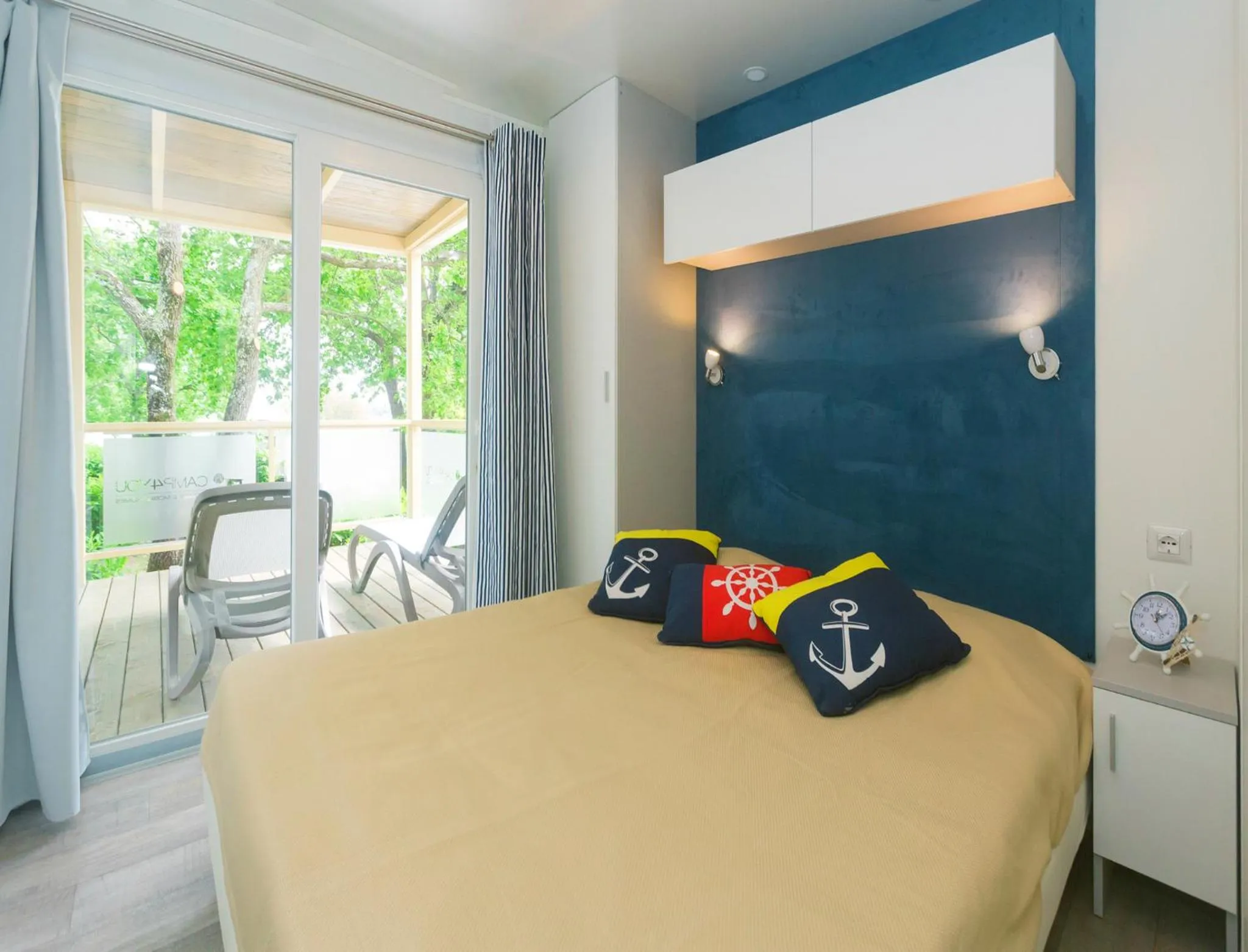 Bed in Mobile Homes - FKK Nudist Camping Solaris