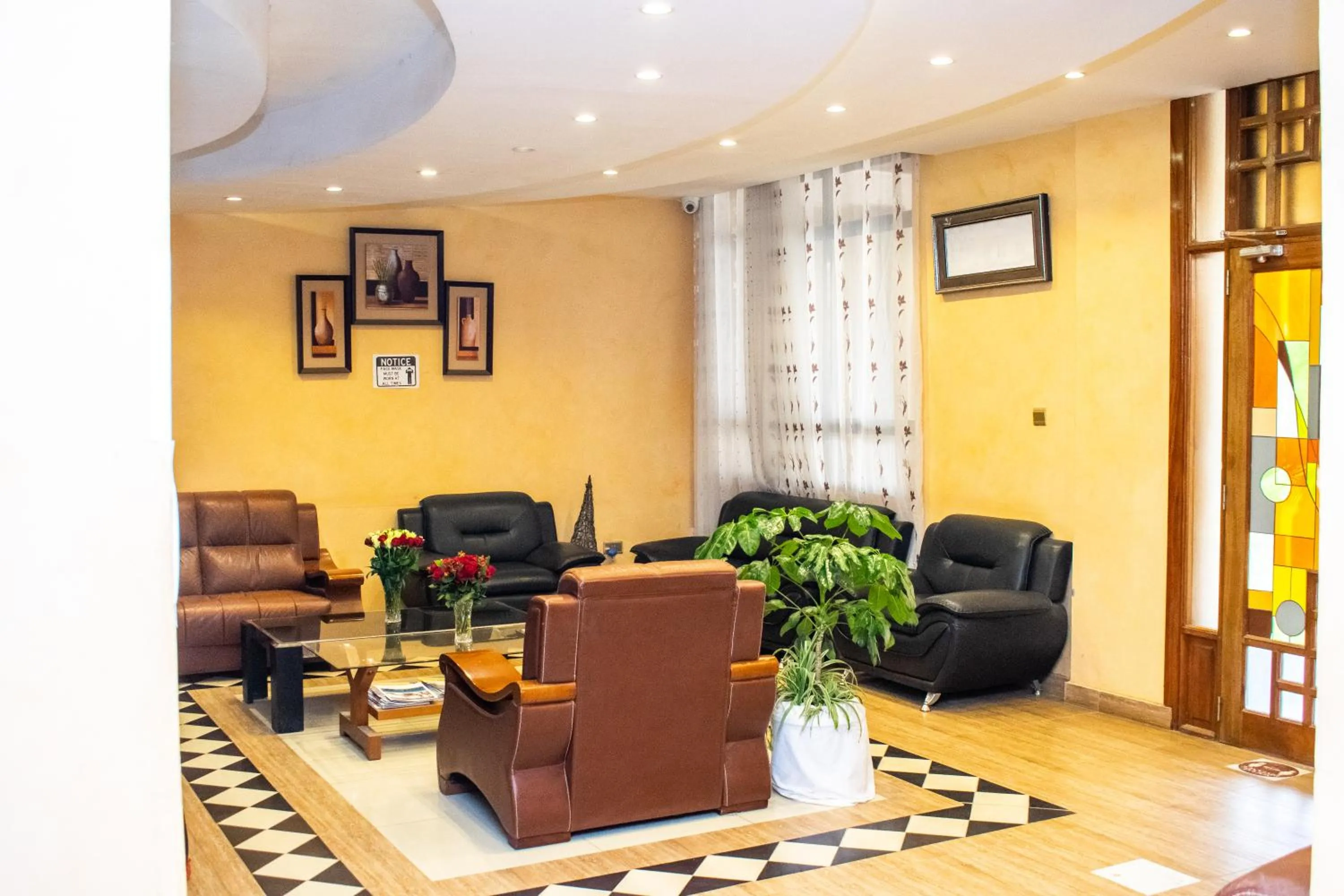 Seating area in Astorian Grand Hotel Naivasha