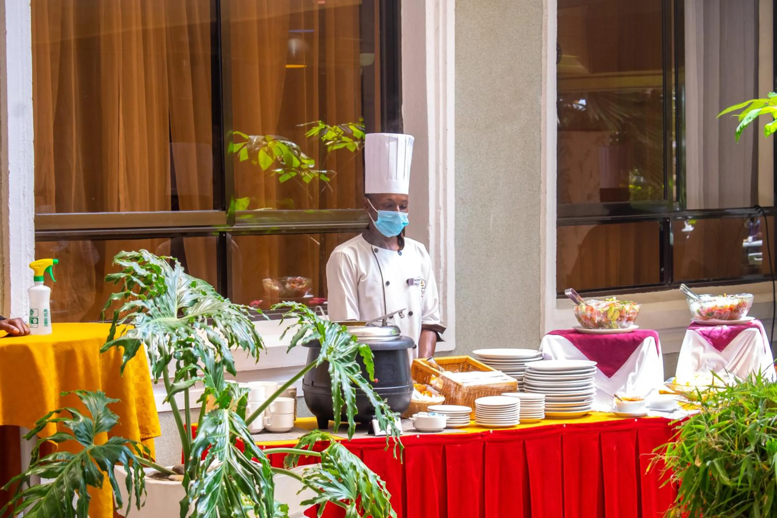 Staff in Astorian Grand Hotel Naivasha