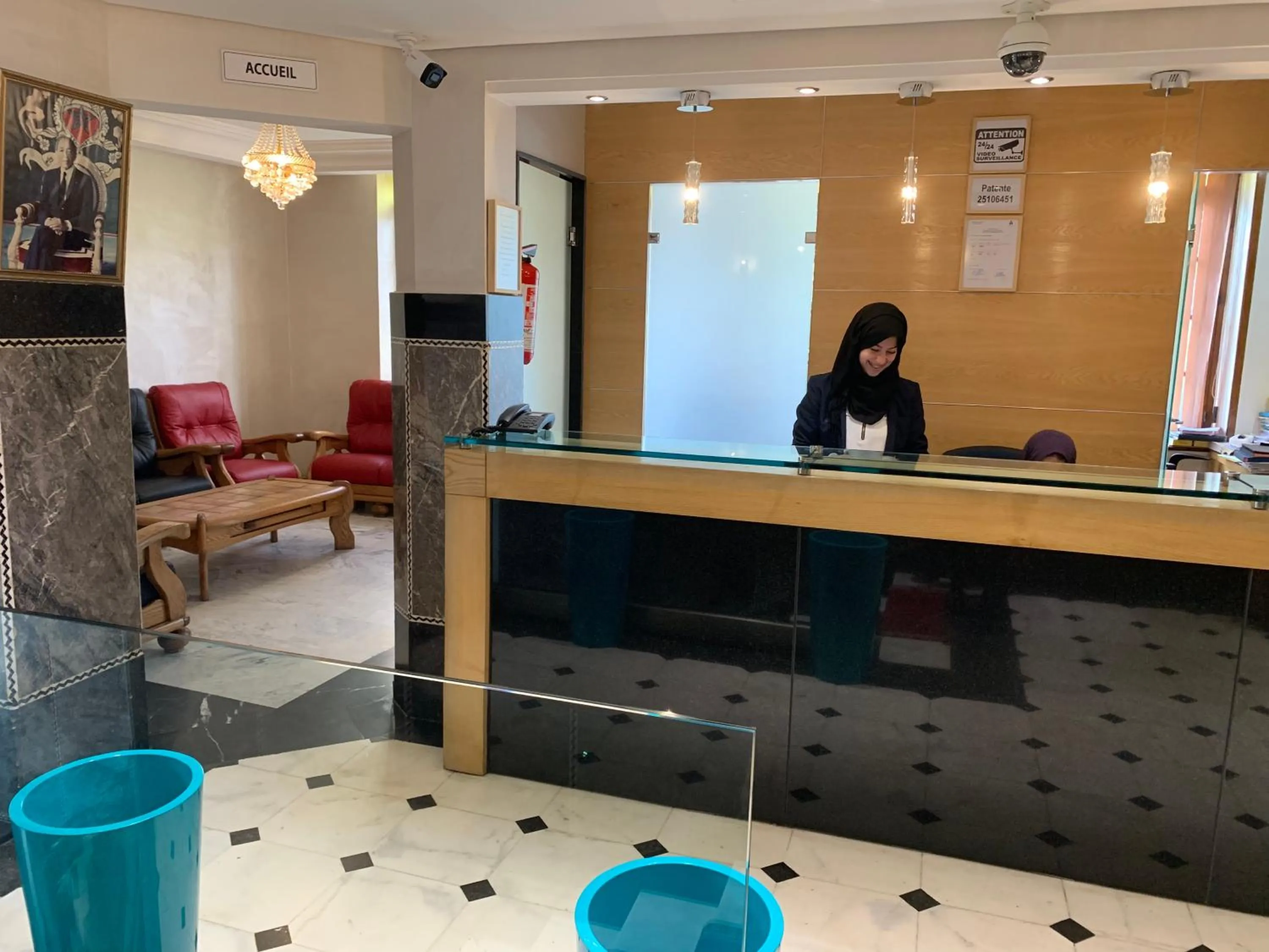 Staff in Royal Hotel Rabat