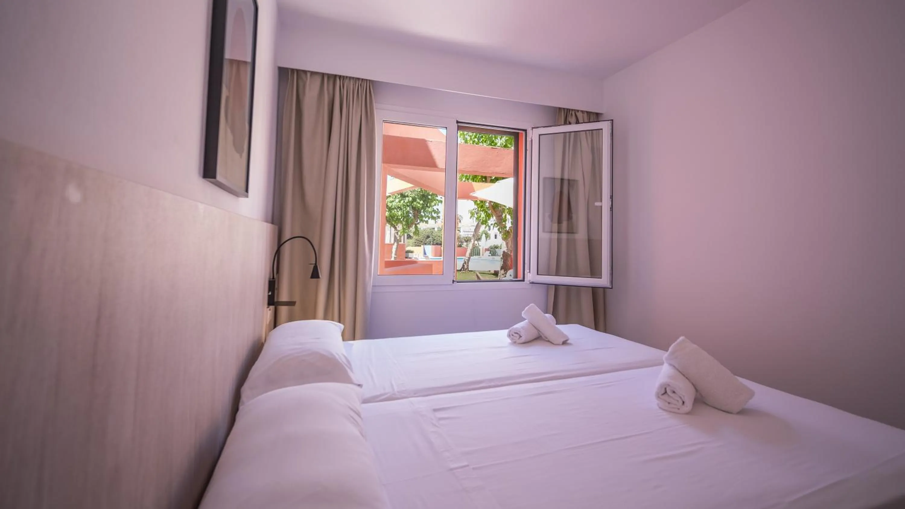 Bedroom, Bed in Sant Joan Apartaments - Adults Only