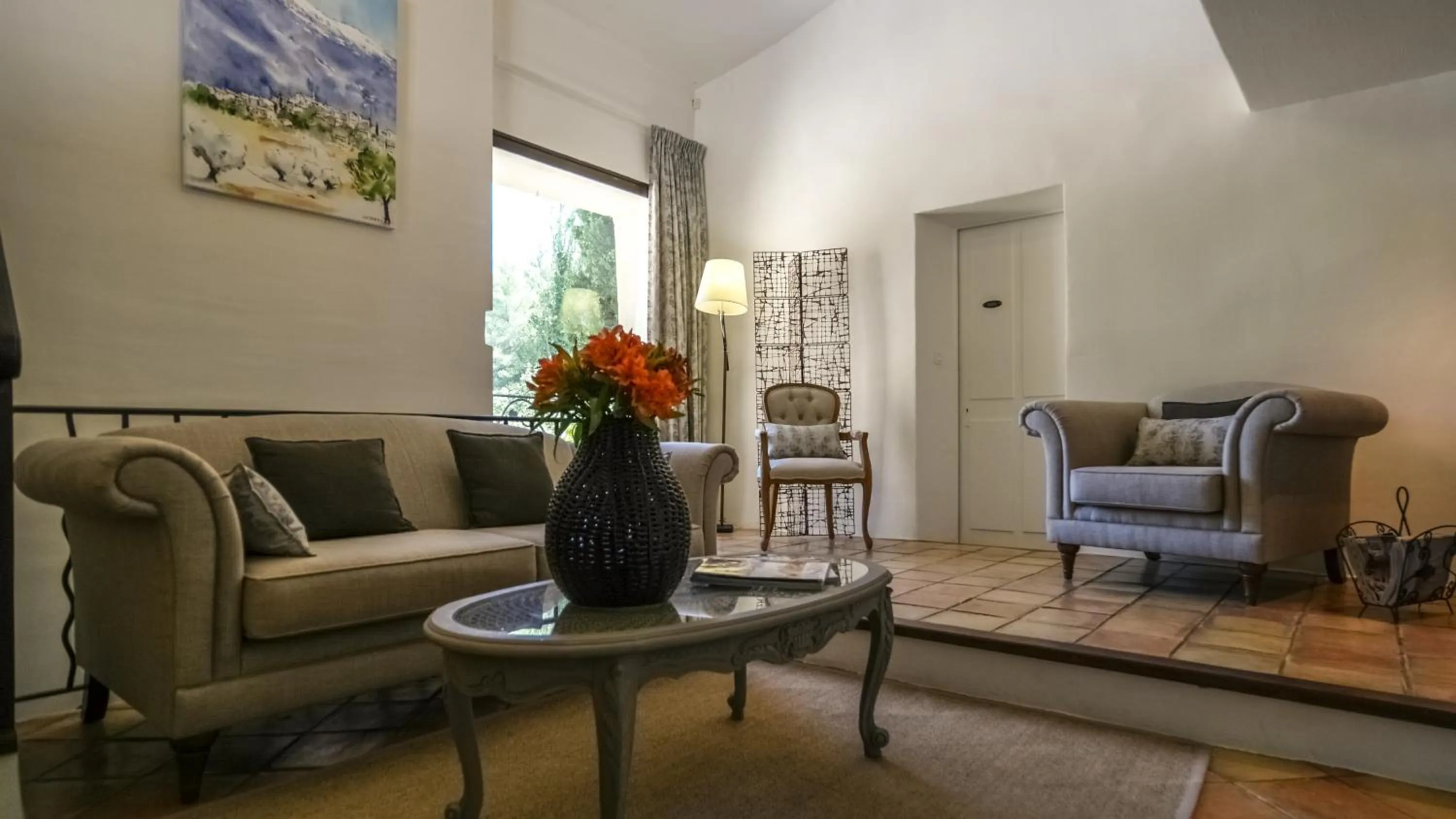 Living room in La Ferme Des Belugues