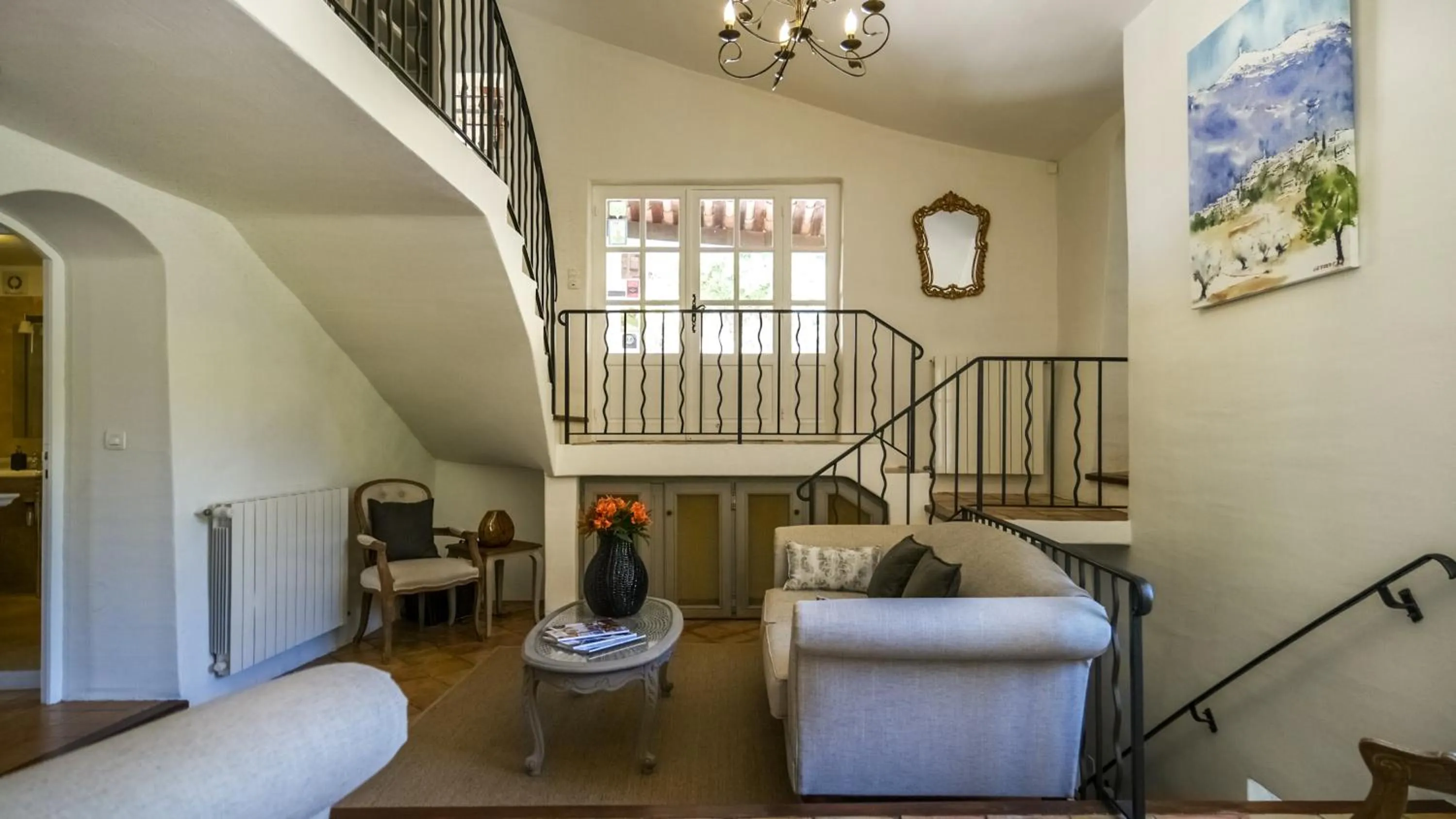 Living room in La Ferme Des Belugues
