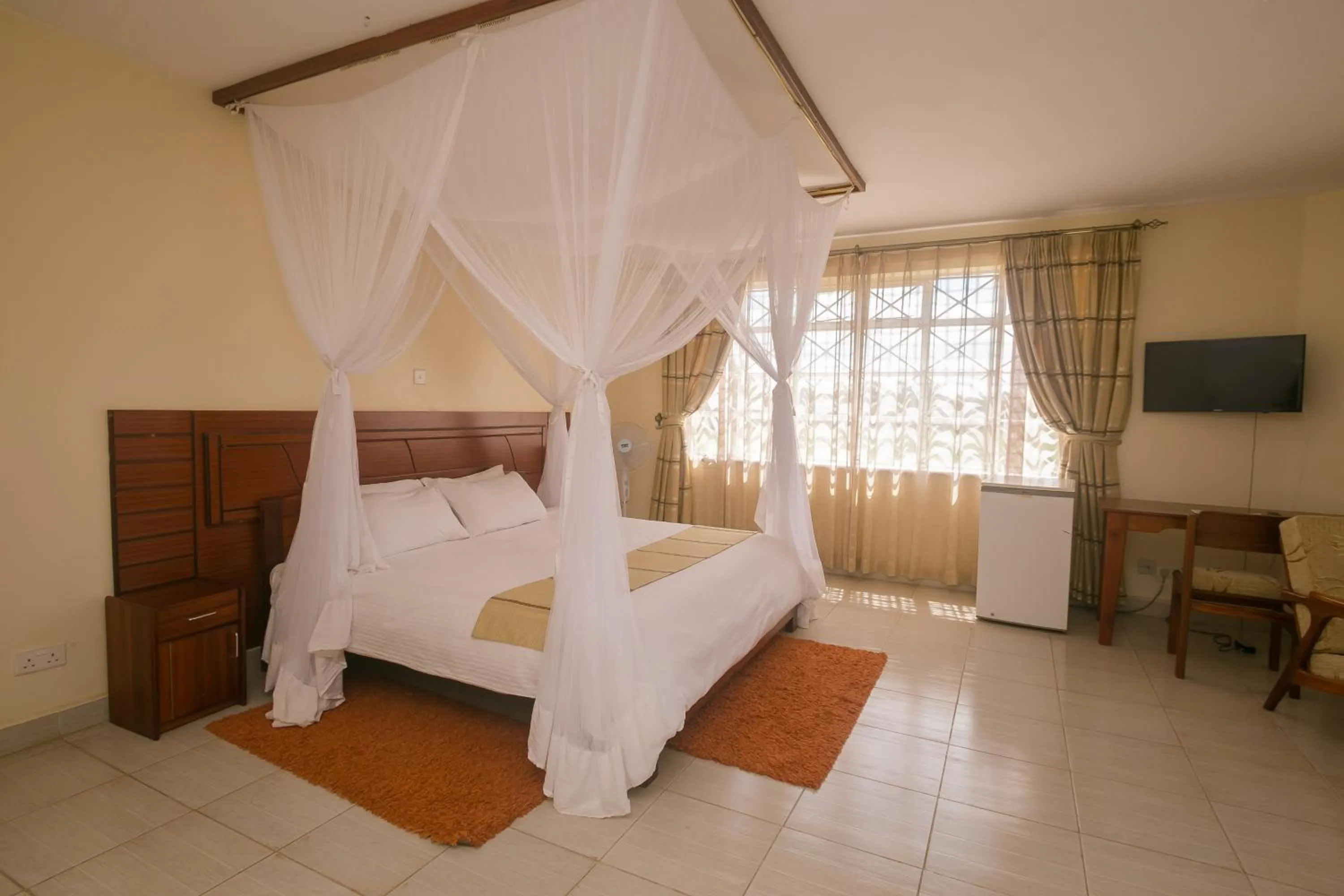 Bed in Corat Africa Hotel