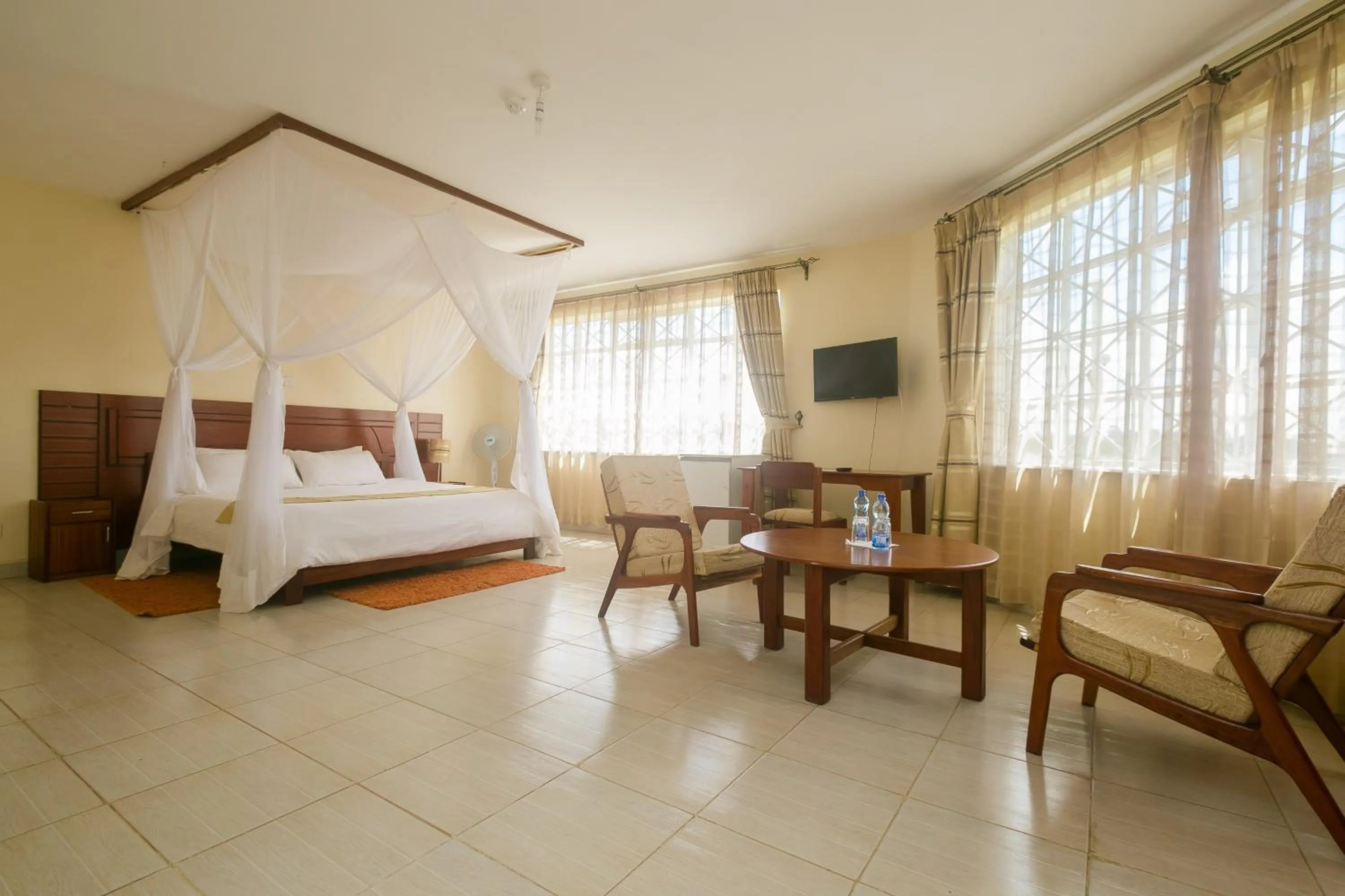 Bed in Corat Africa Hotel