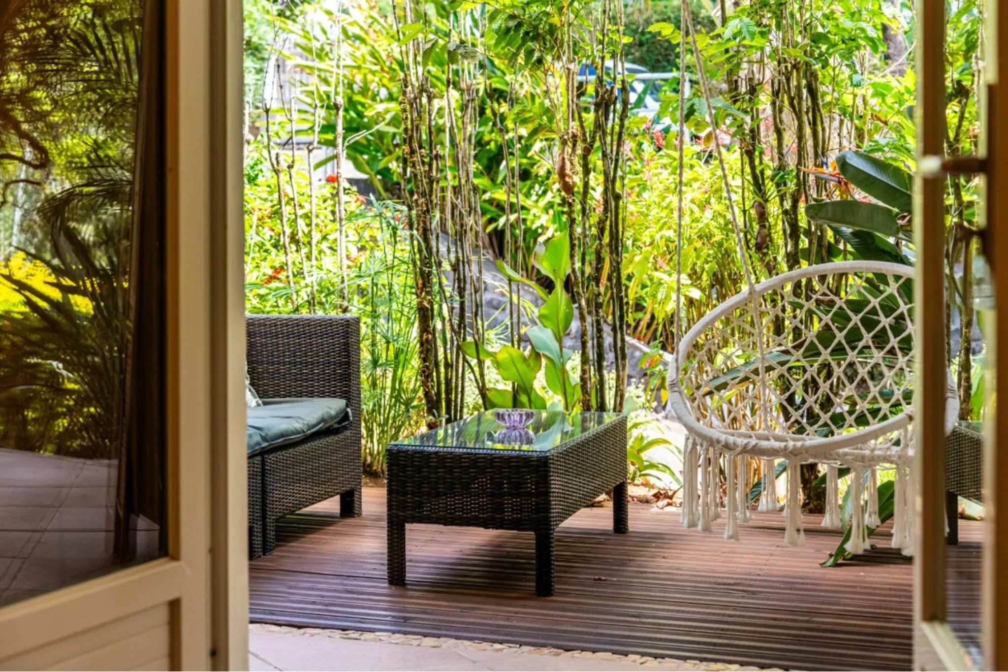 Garden in La Plantation