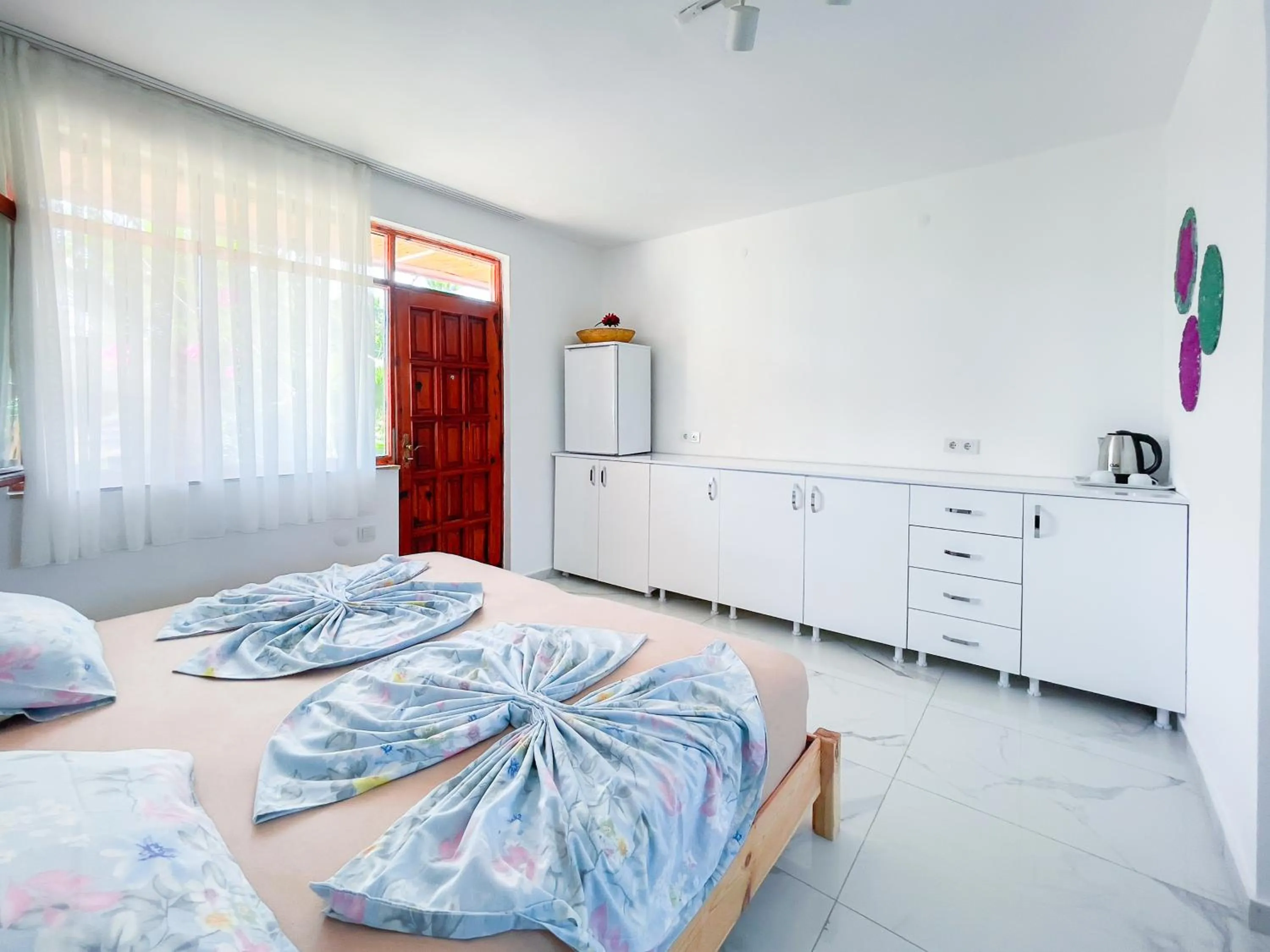 Bed in Erendiz Garden Hotel