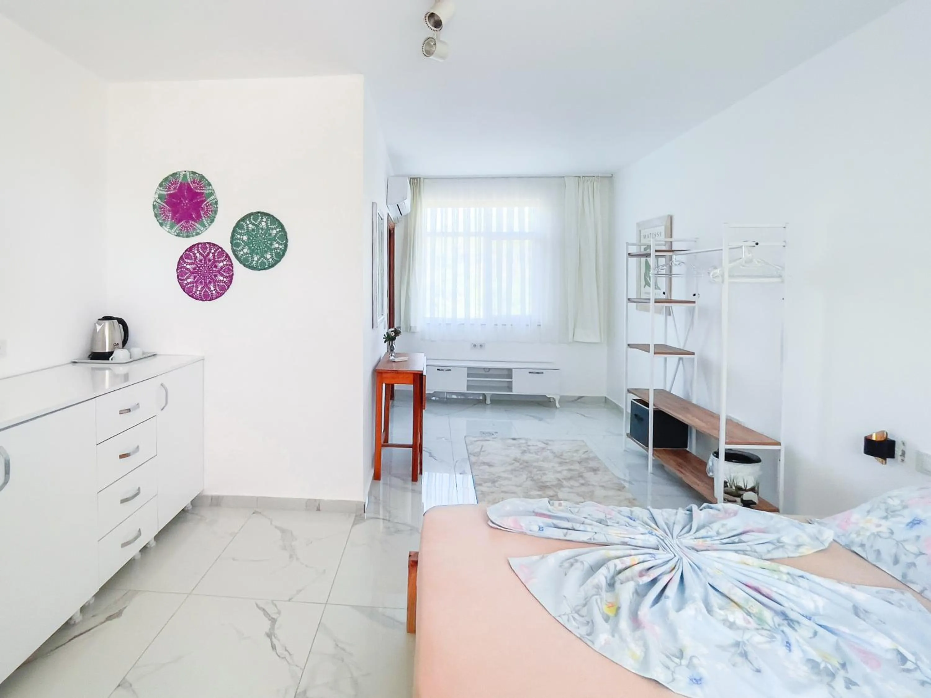 Bed in Erendiz Garden Hotel