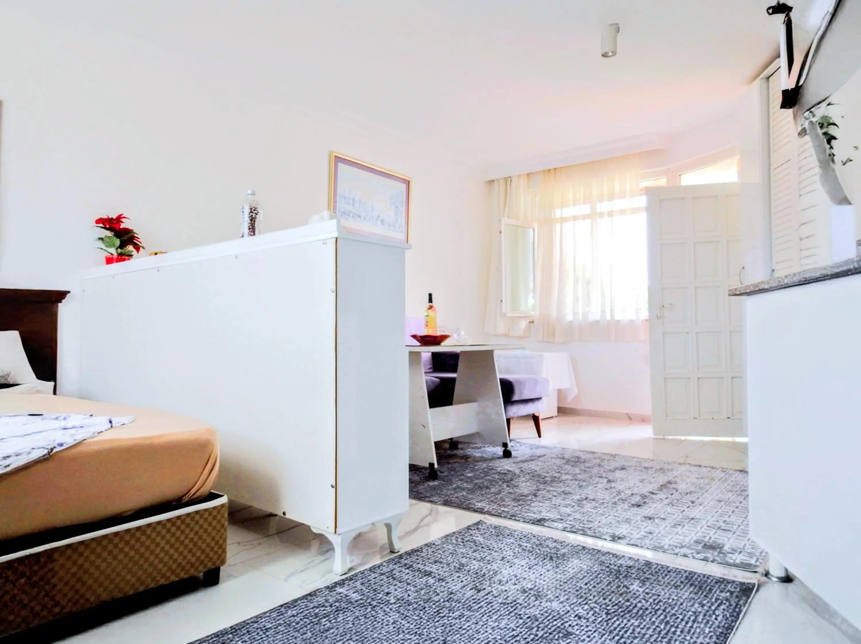 Bed in Erendiz Garden Hotel