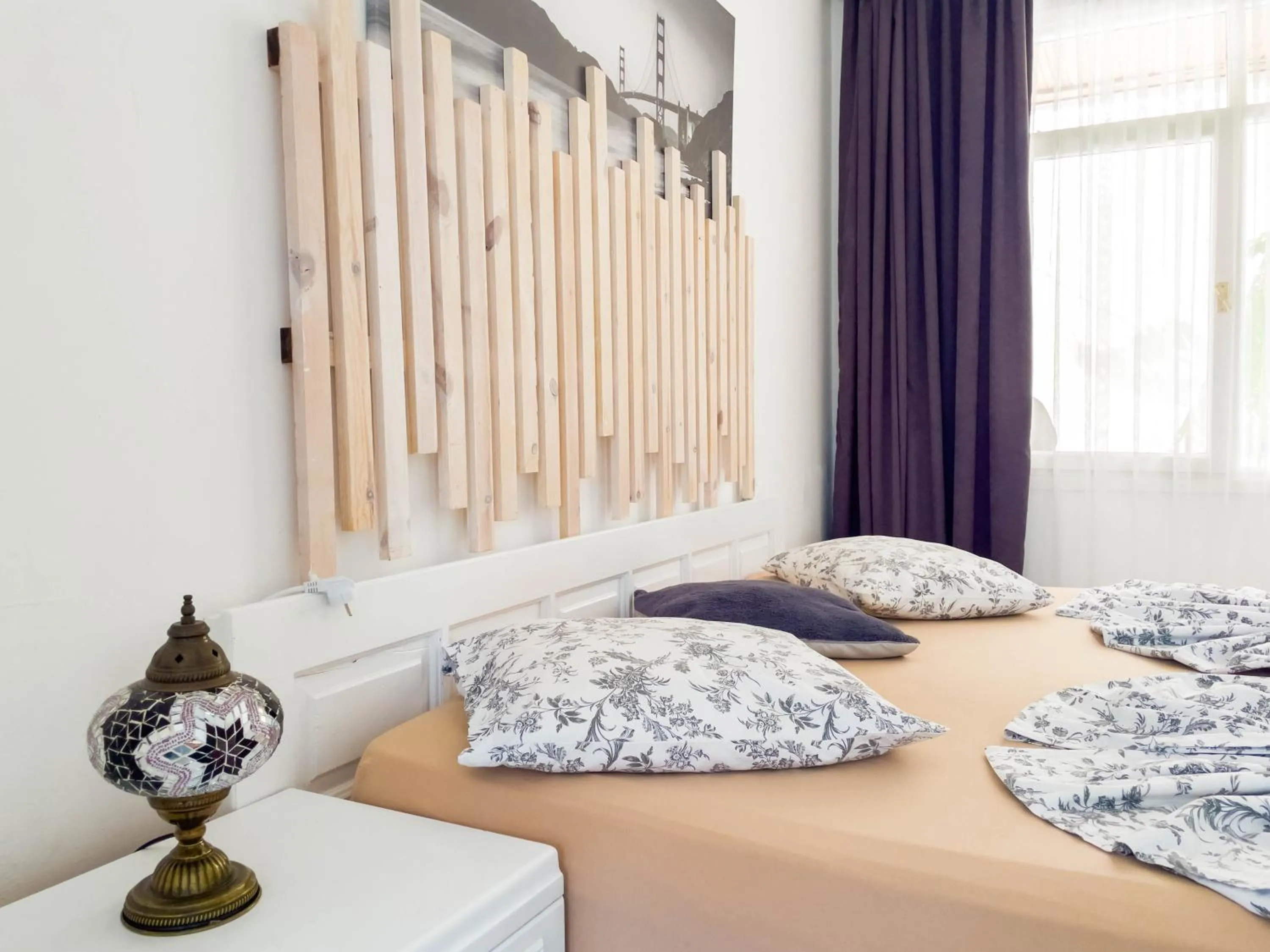 Bed in Erendiz Garden Hotel