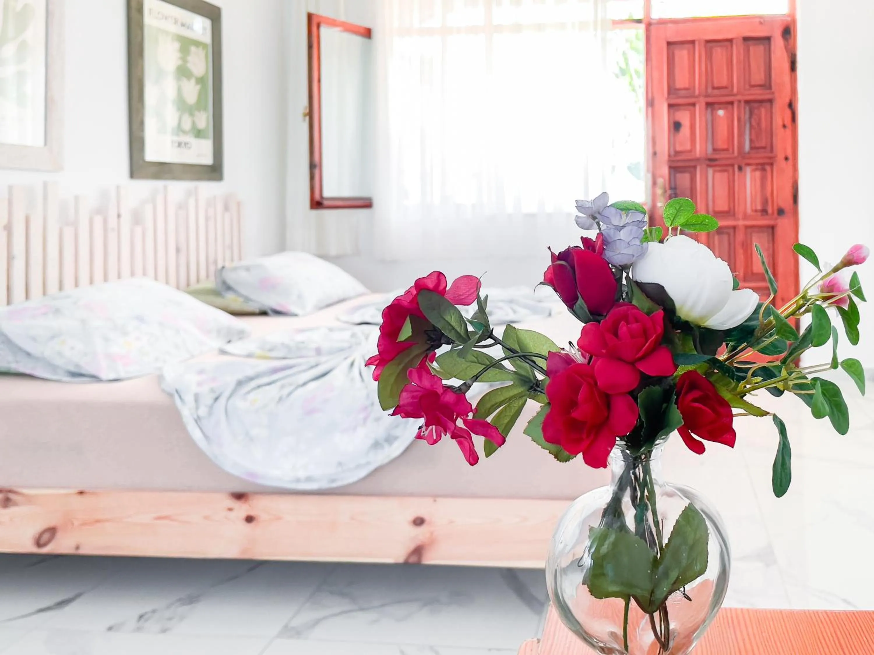 Bed in Erendiz Garden Hotel