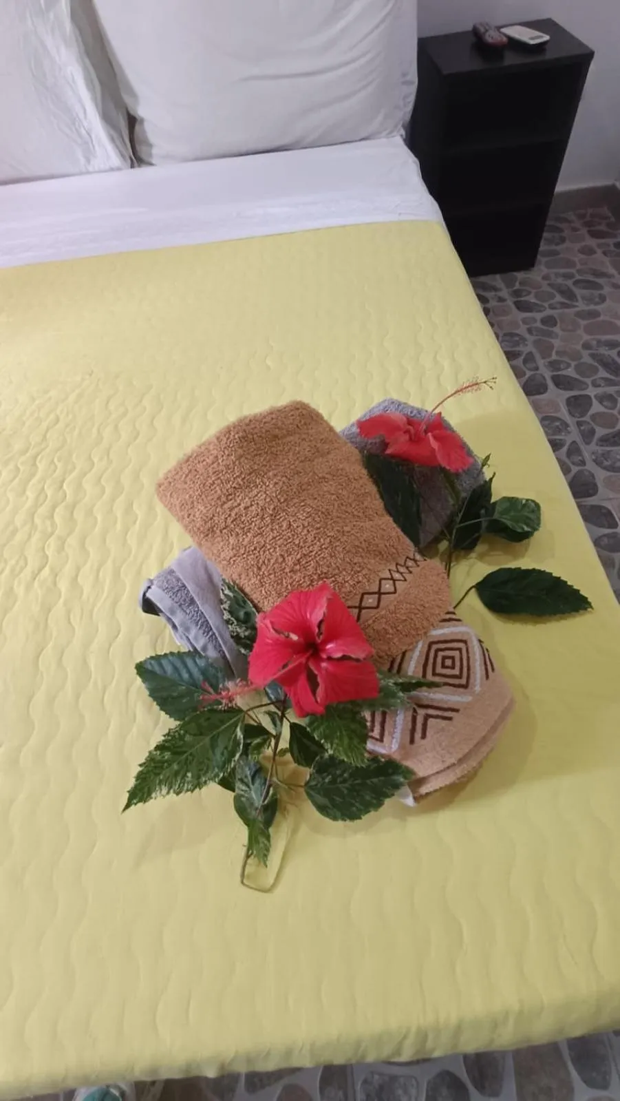 Bed in Jackuri Casa Hospedaje