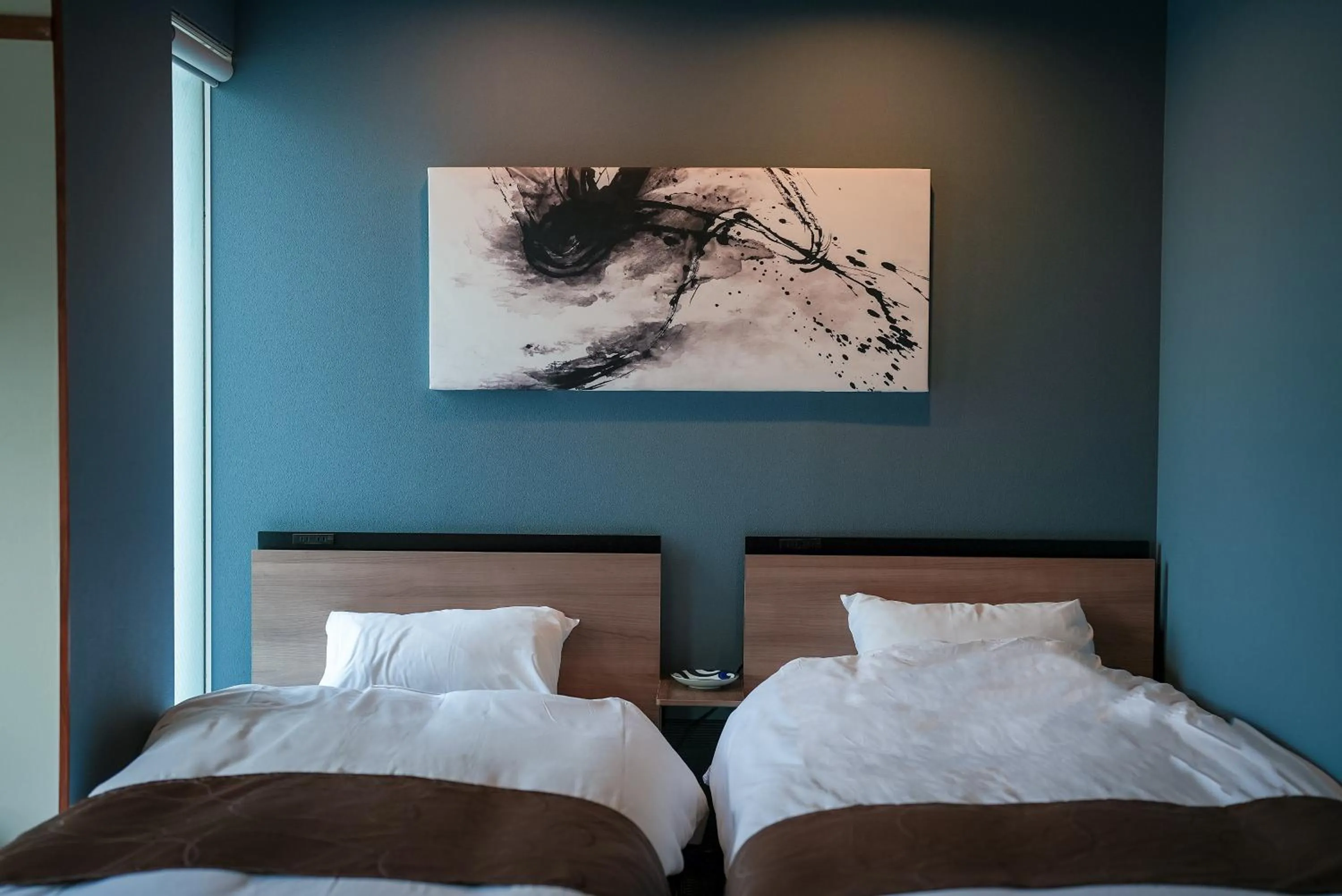 Photo of the whole room, Bed in Kunisakisou