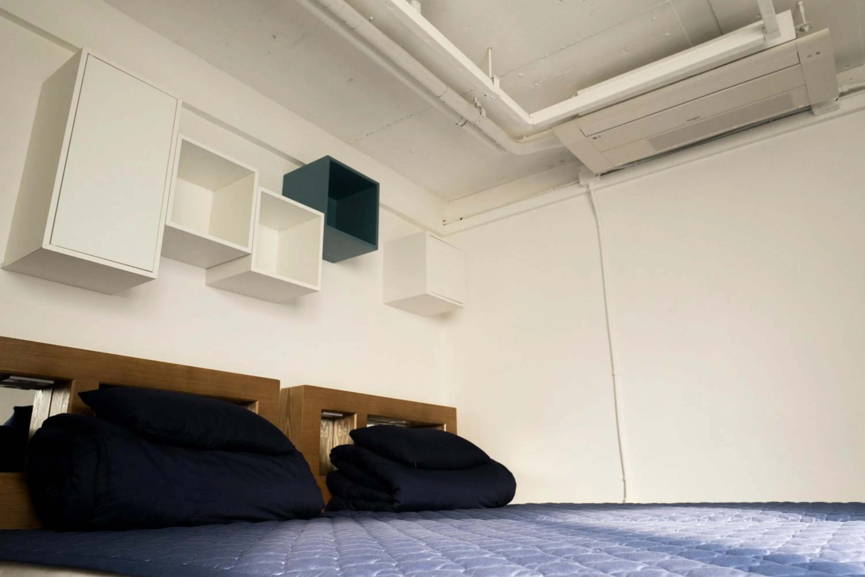 Bedroom, Bed in That House Hongdae