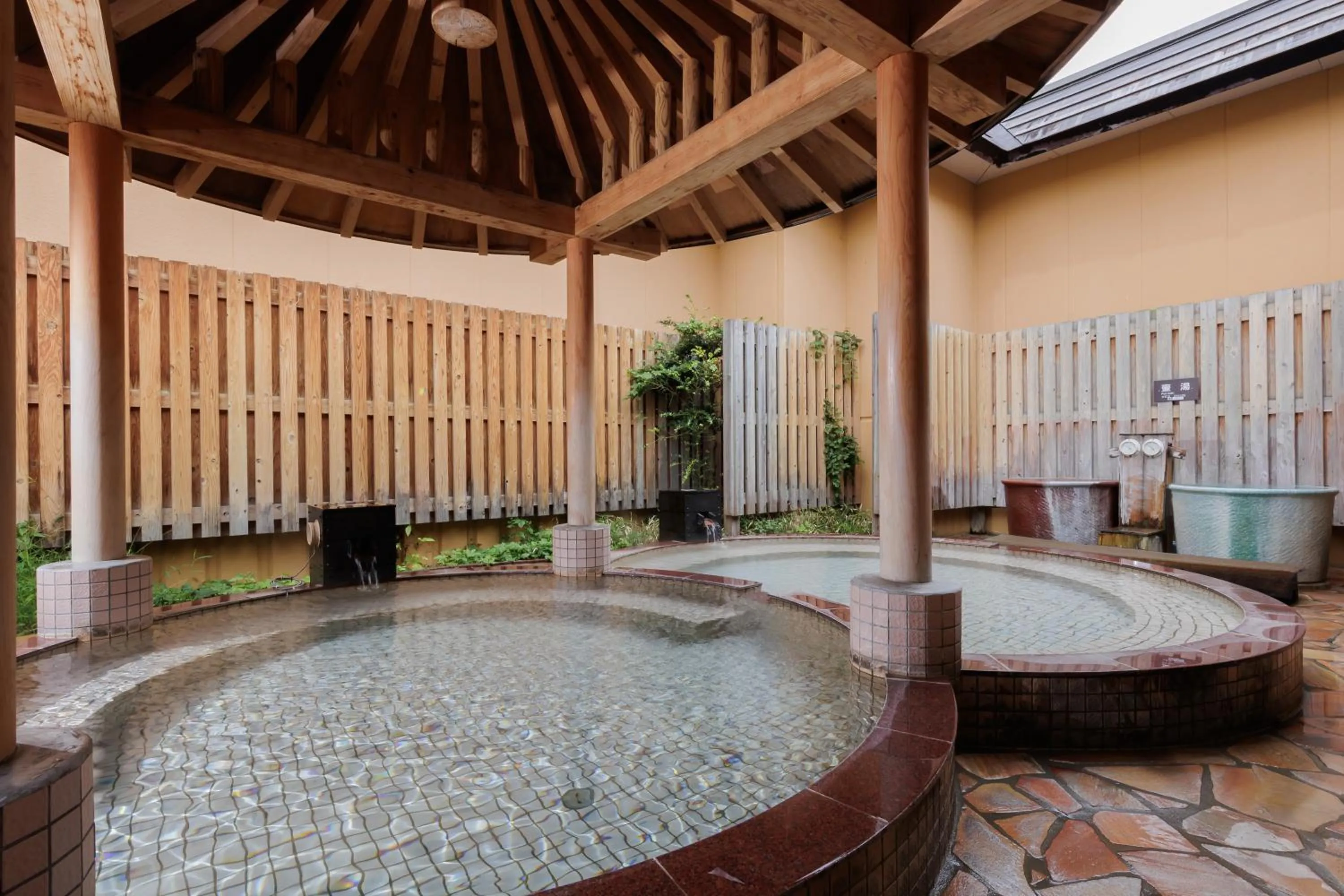 Open Air Bath in Tazawako Lake Resort & Onsen