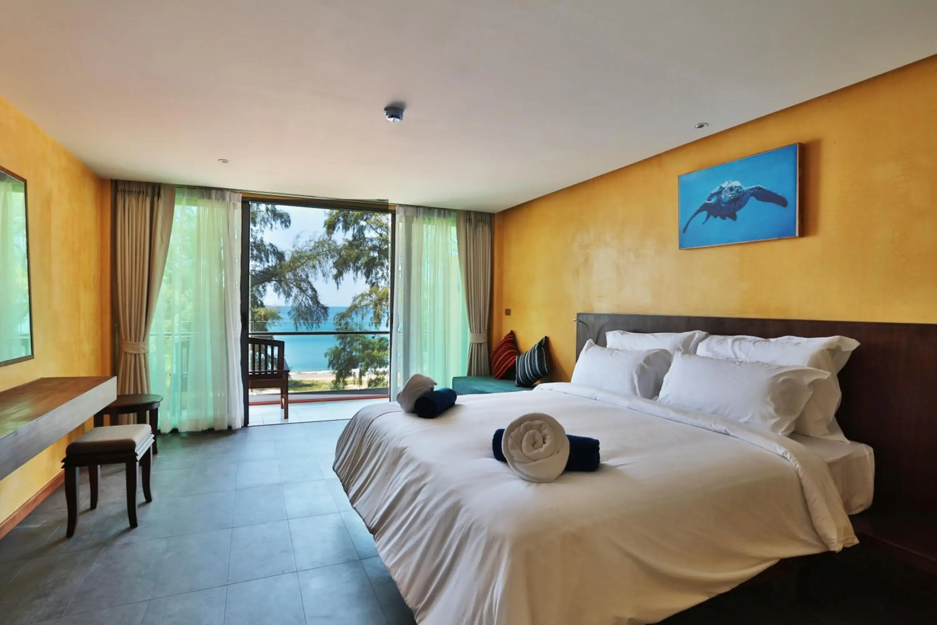 Deluxe Double Room with Sea View in Coriacea Beachfront Boutique Phuket Resort Deluxe Double Room with Sea View in Coriacea Beachfront Boutique Phuket Resort
