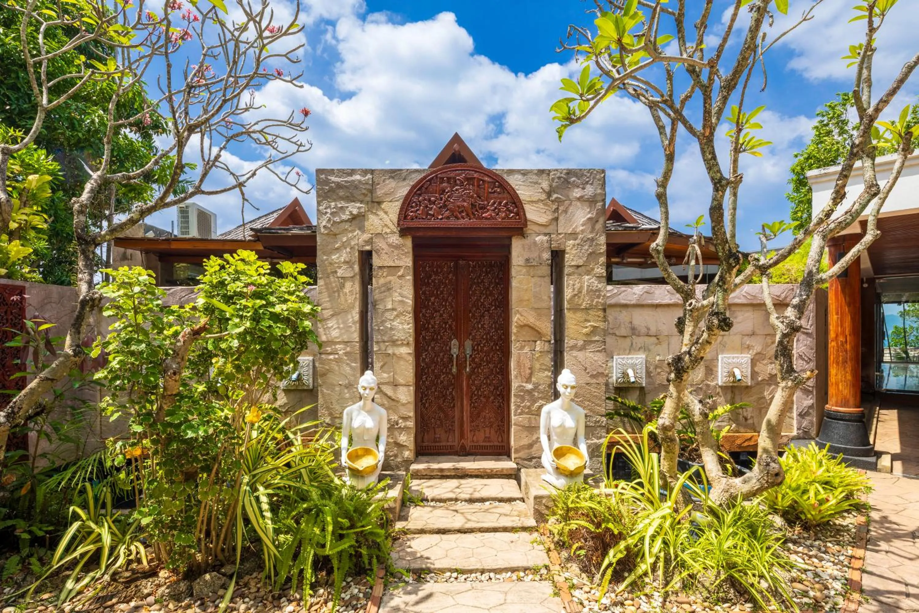 Facade/entrance in Luxury 4 pool Seaview 6 bedroom Villa on Surin Hill