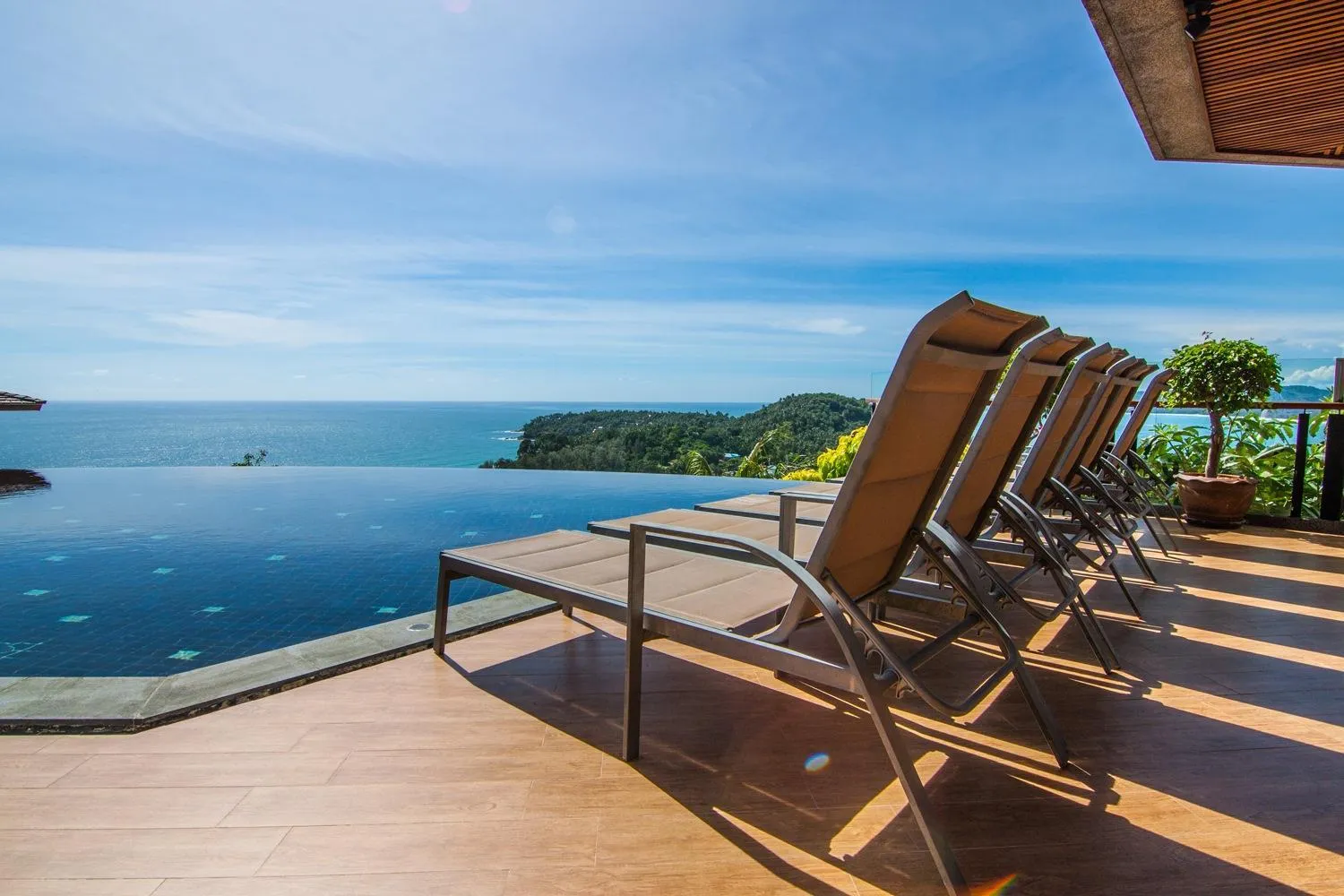 Patio in Luxury 4 pool Seaview 6 bedroom Villa on Surin Hill