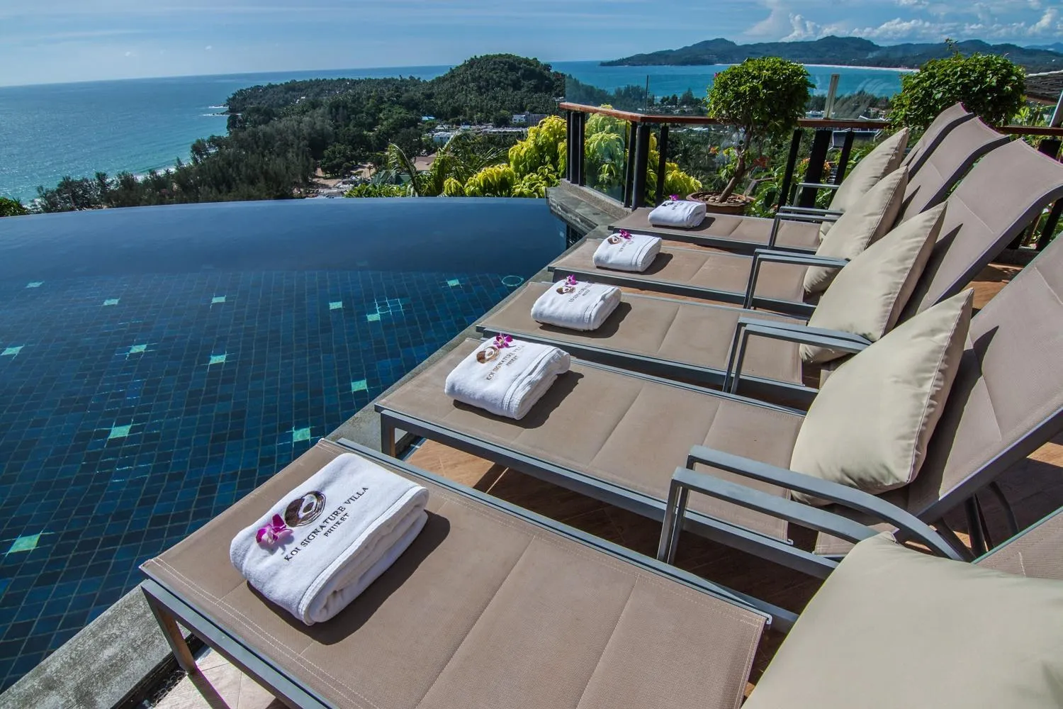 Natural landscape in Luxury 4 pool Seaview 6 bedroom Villa on Surin Hill