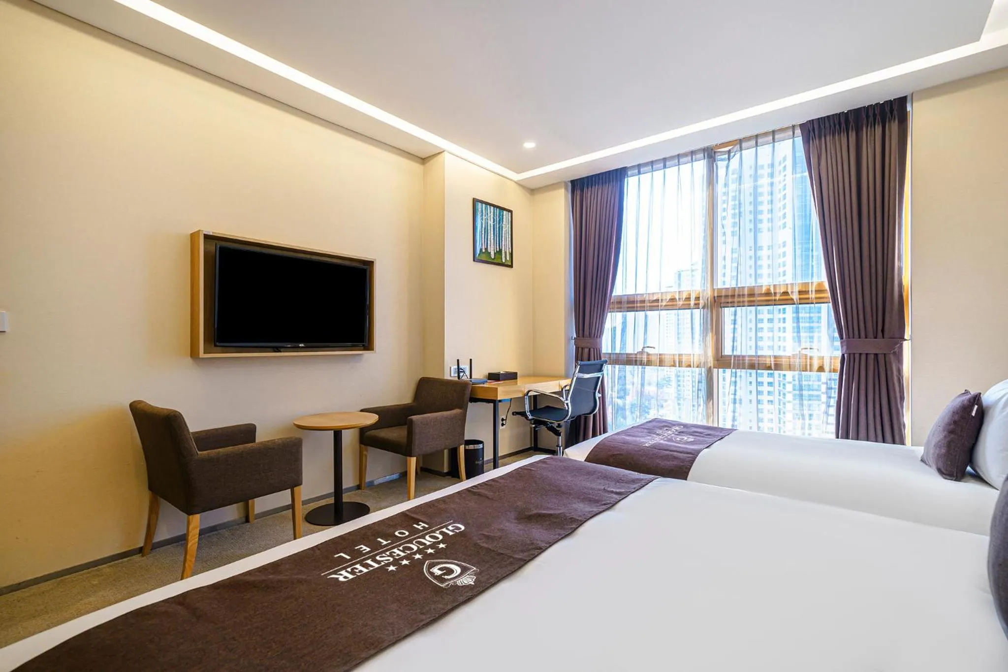 Bed in Gloucester Hotel Incheon