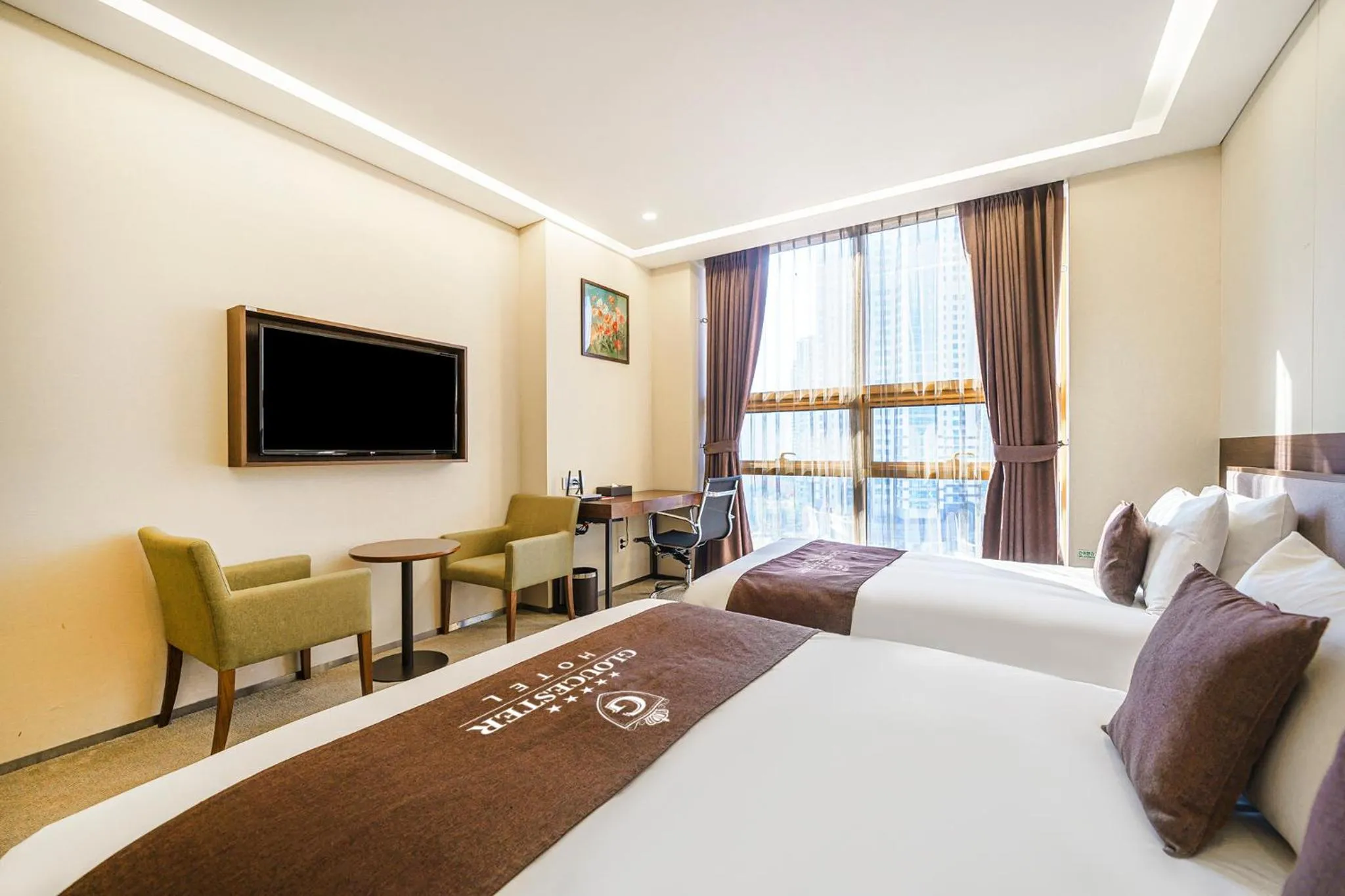 Bed in Gloucester Hotel Incheon