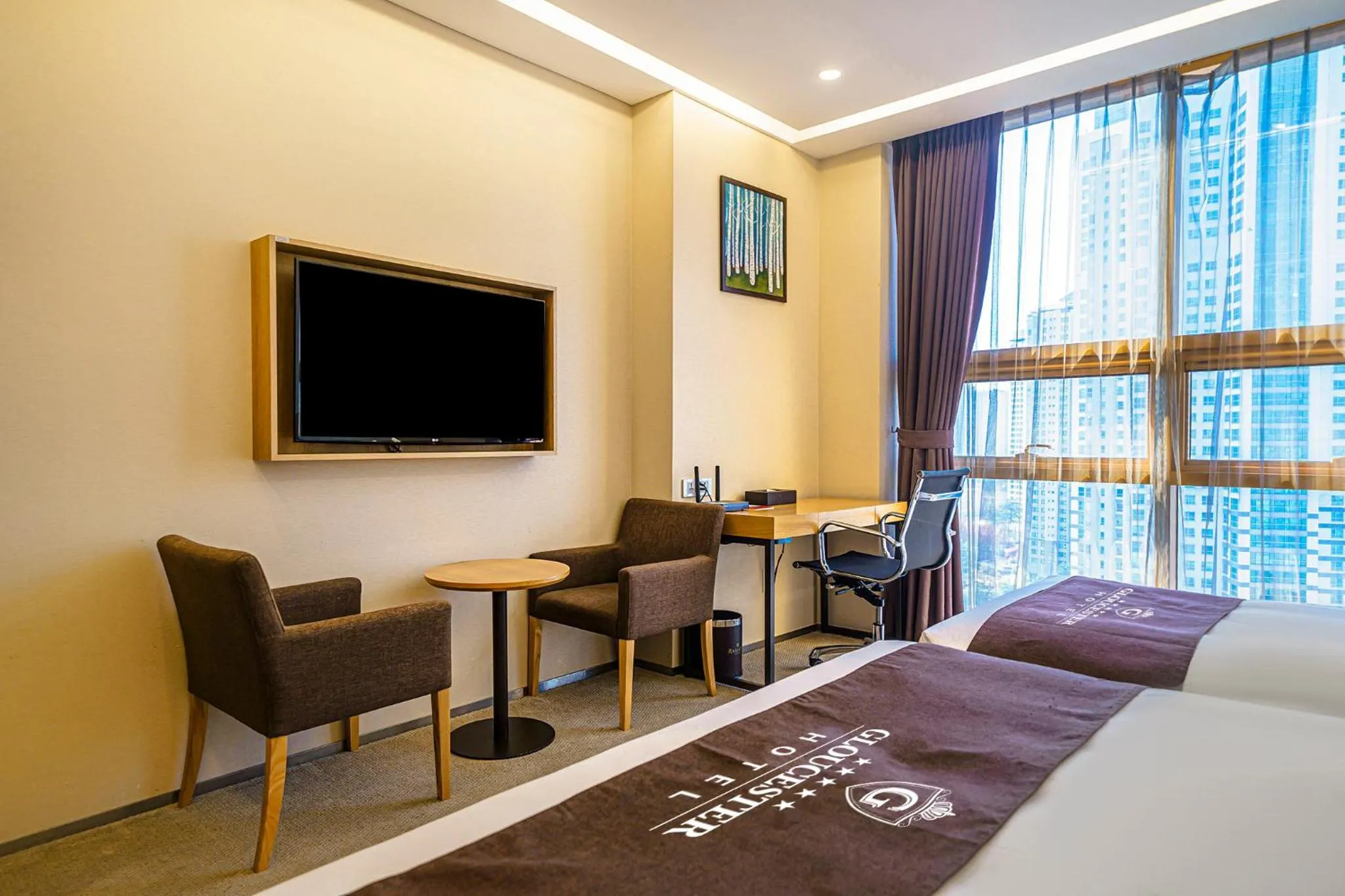 Bed in Gloucester Hotel Incheon