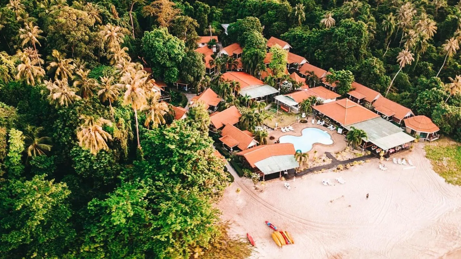 Bird's eye view in Adang Island Resort