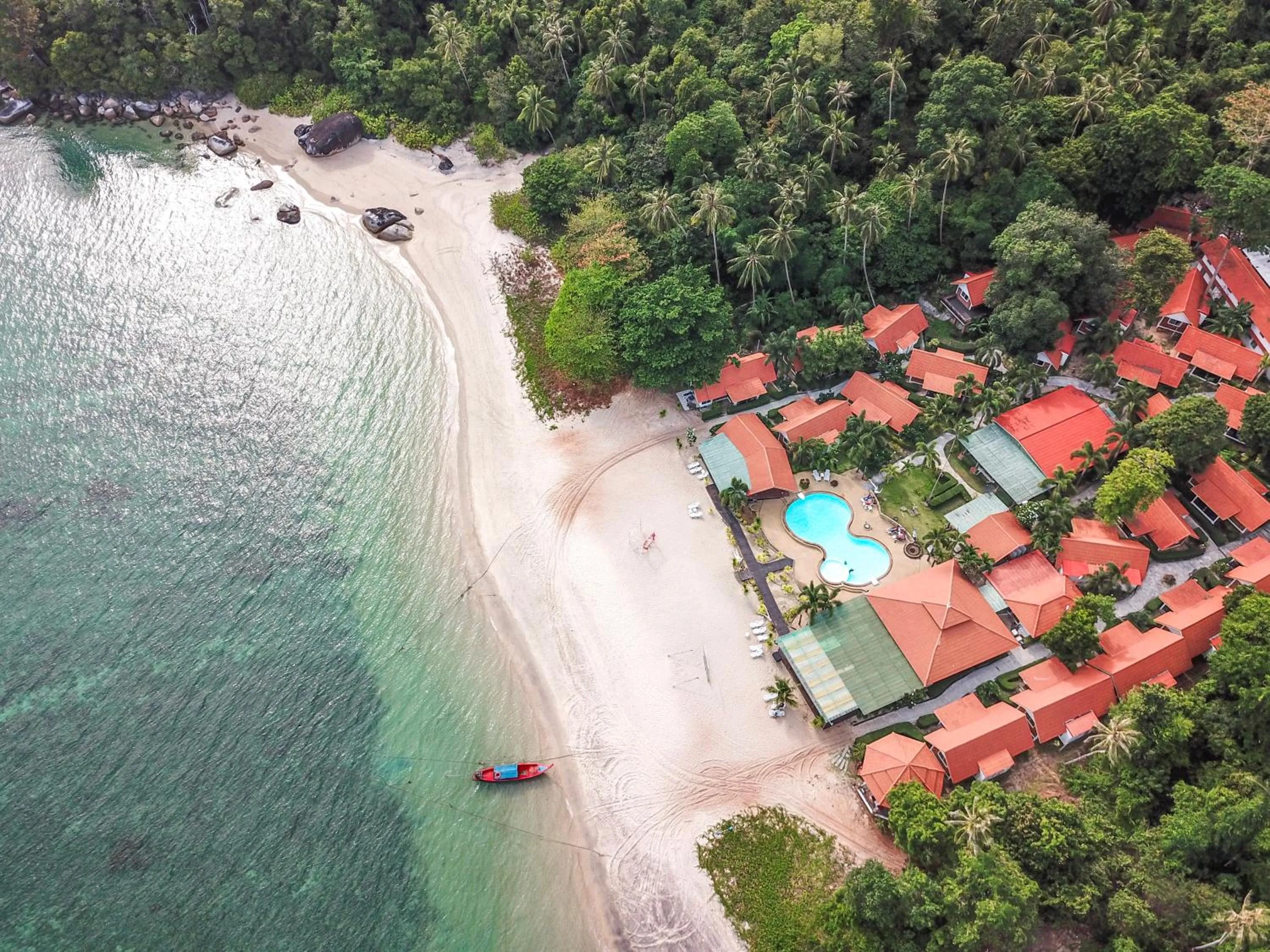 Bird's eye view in Adang Island Resort