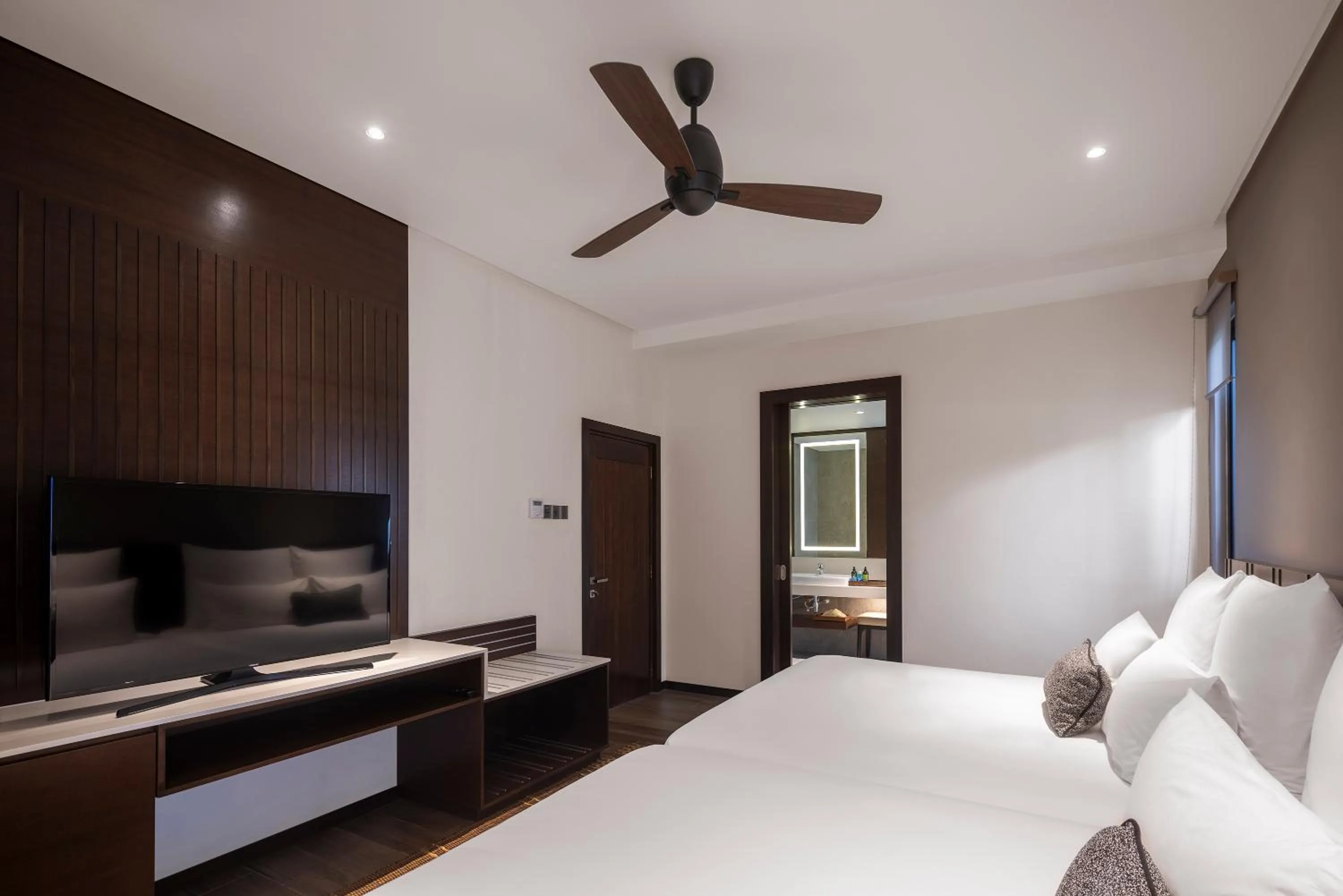 View (from property/room), Bed in Mangala Estate Boutique Resort - Small Luxury Hotels of the World