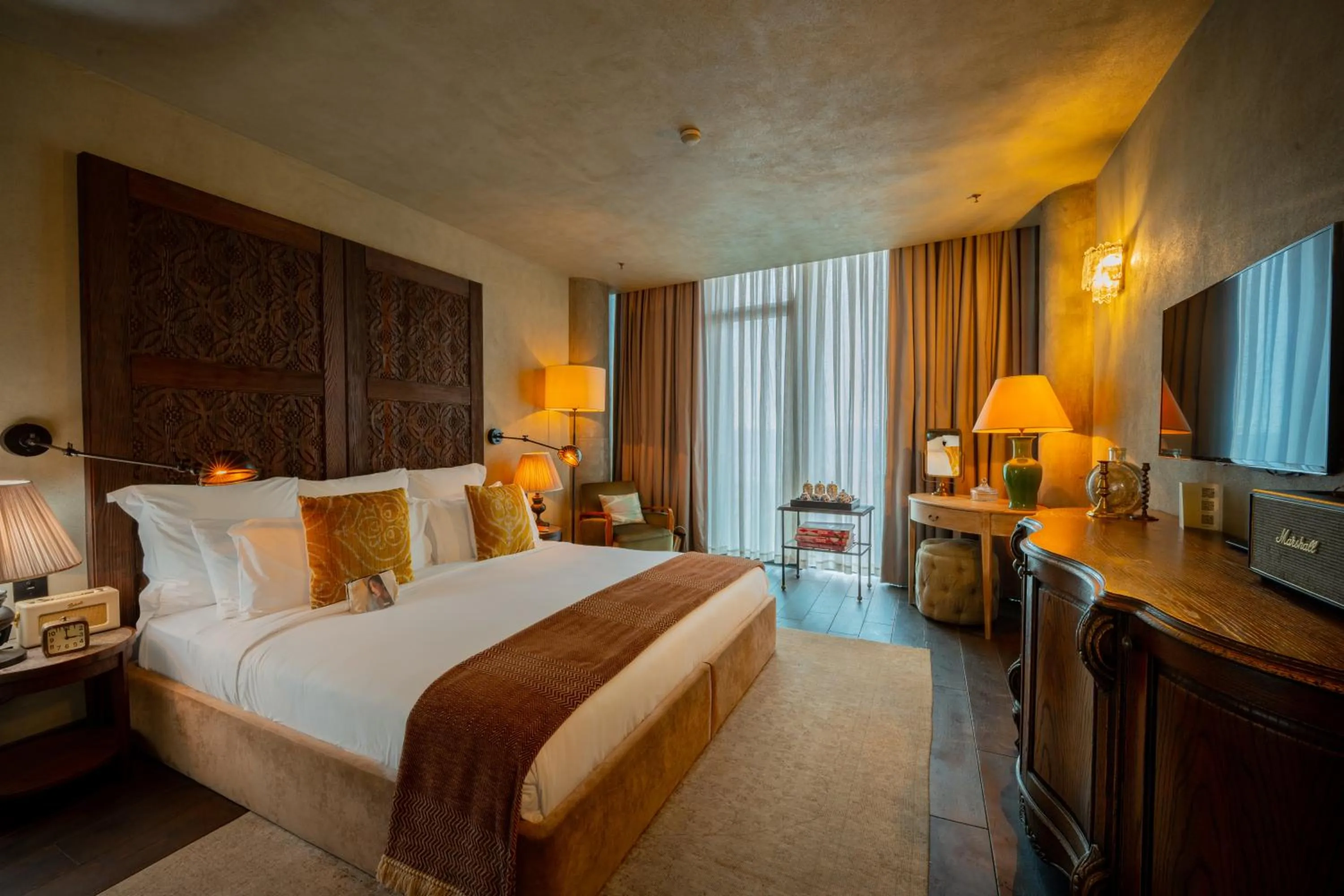 Bed in Soho House Istanbul