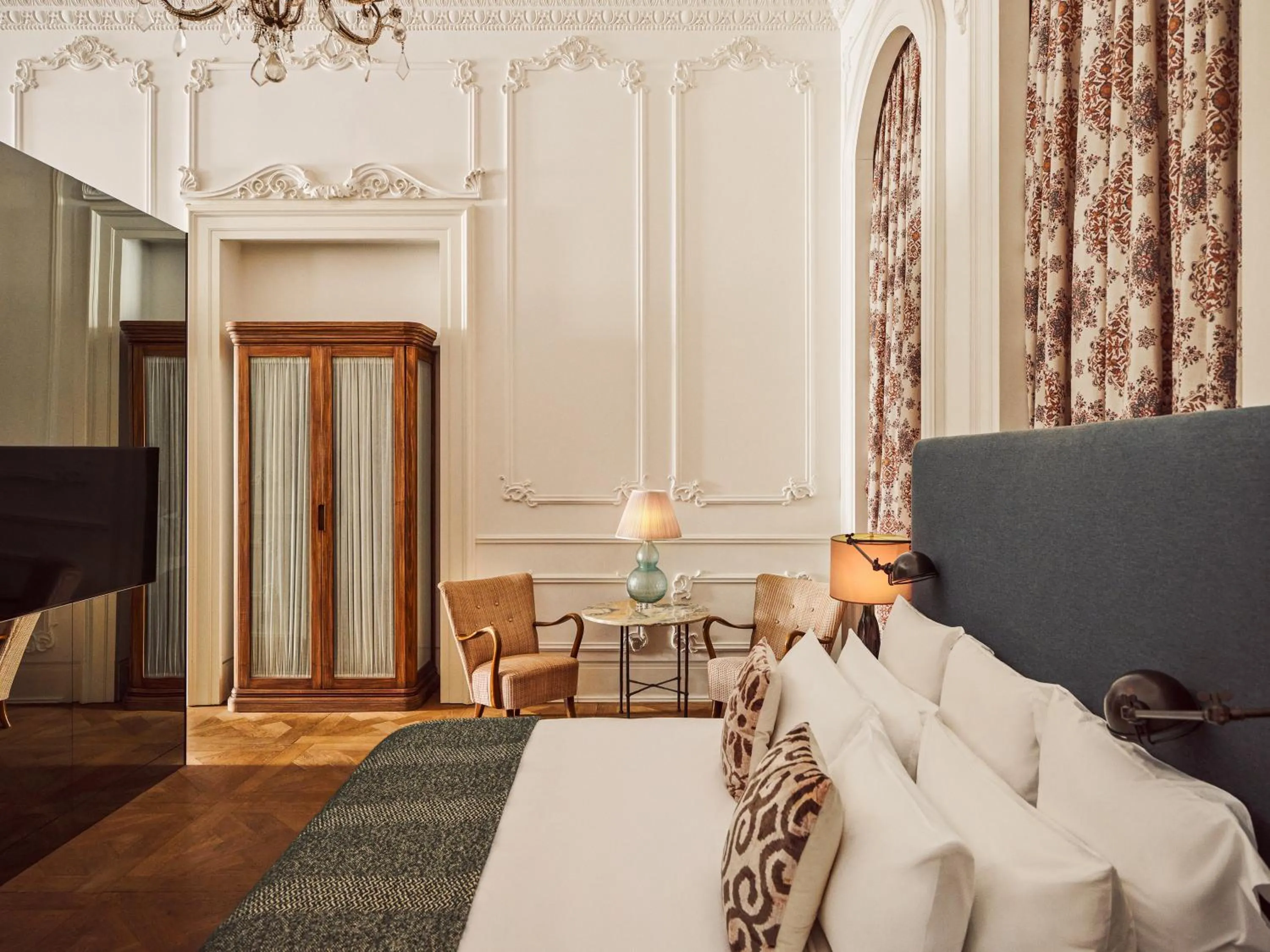 Bed in Soho House Istanbul