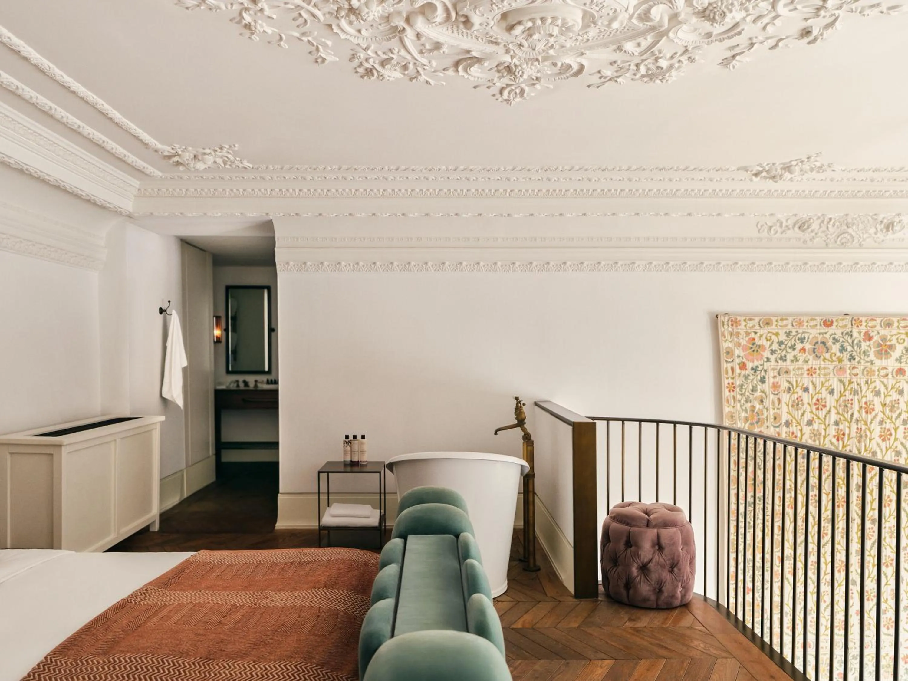 Bedroom, Bed in Soho House Istanbul