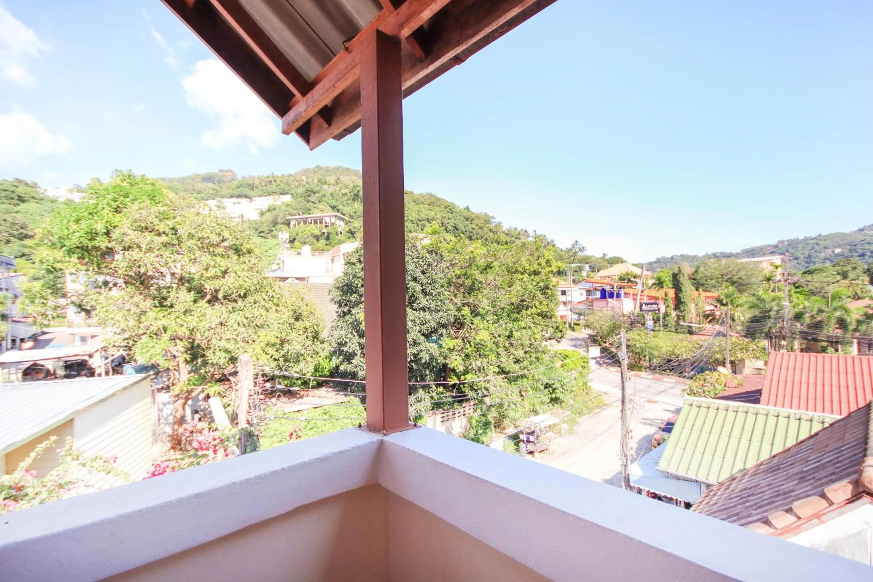 Balcony/Terrace in Ban Elephant Blanc Apartment