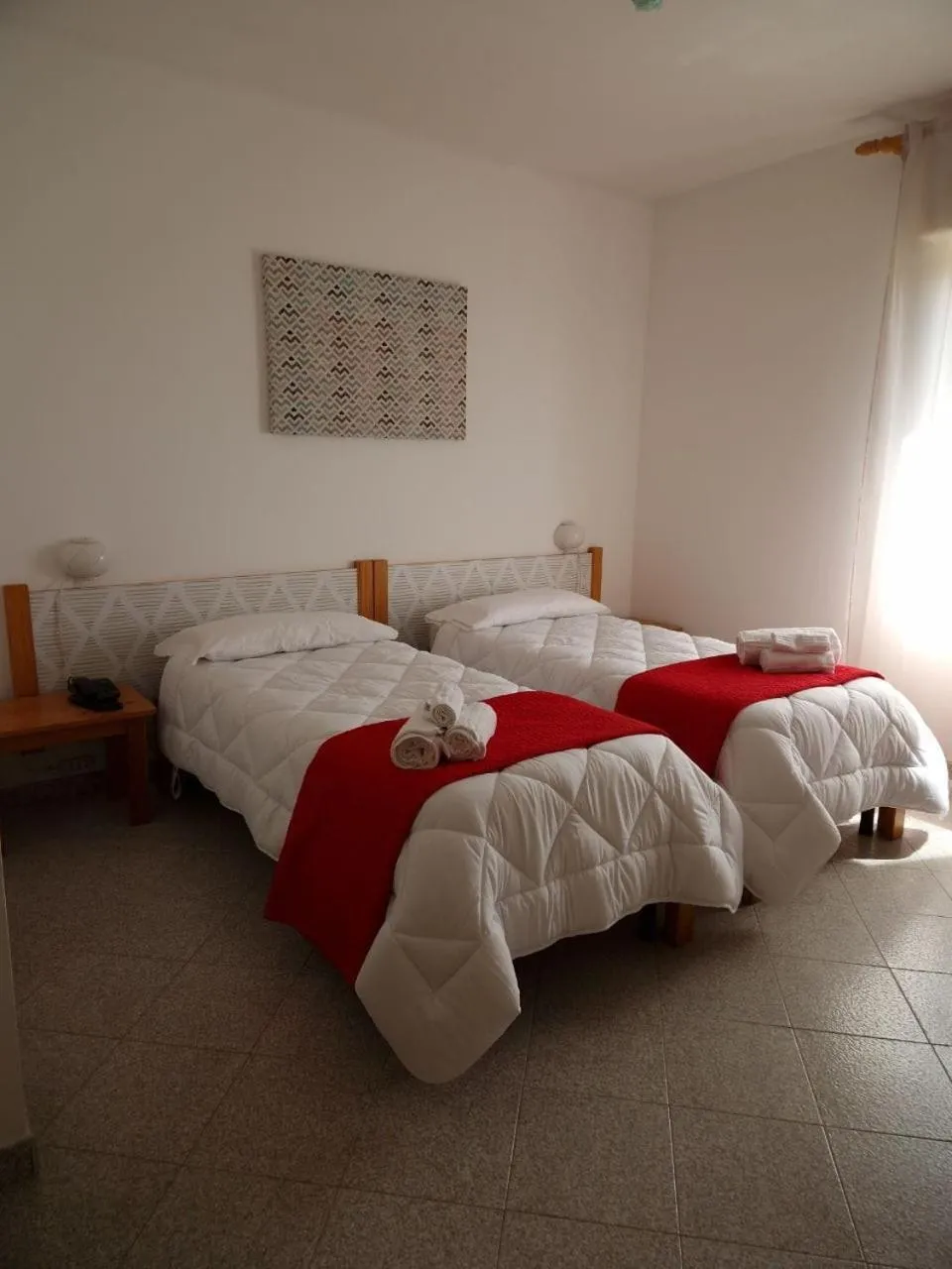 Bed in Hotel Mistral