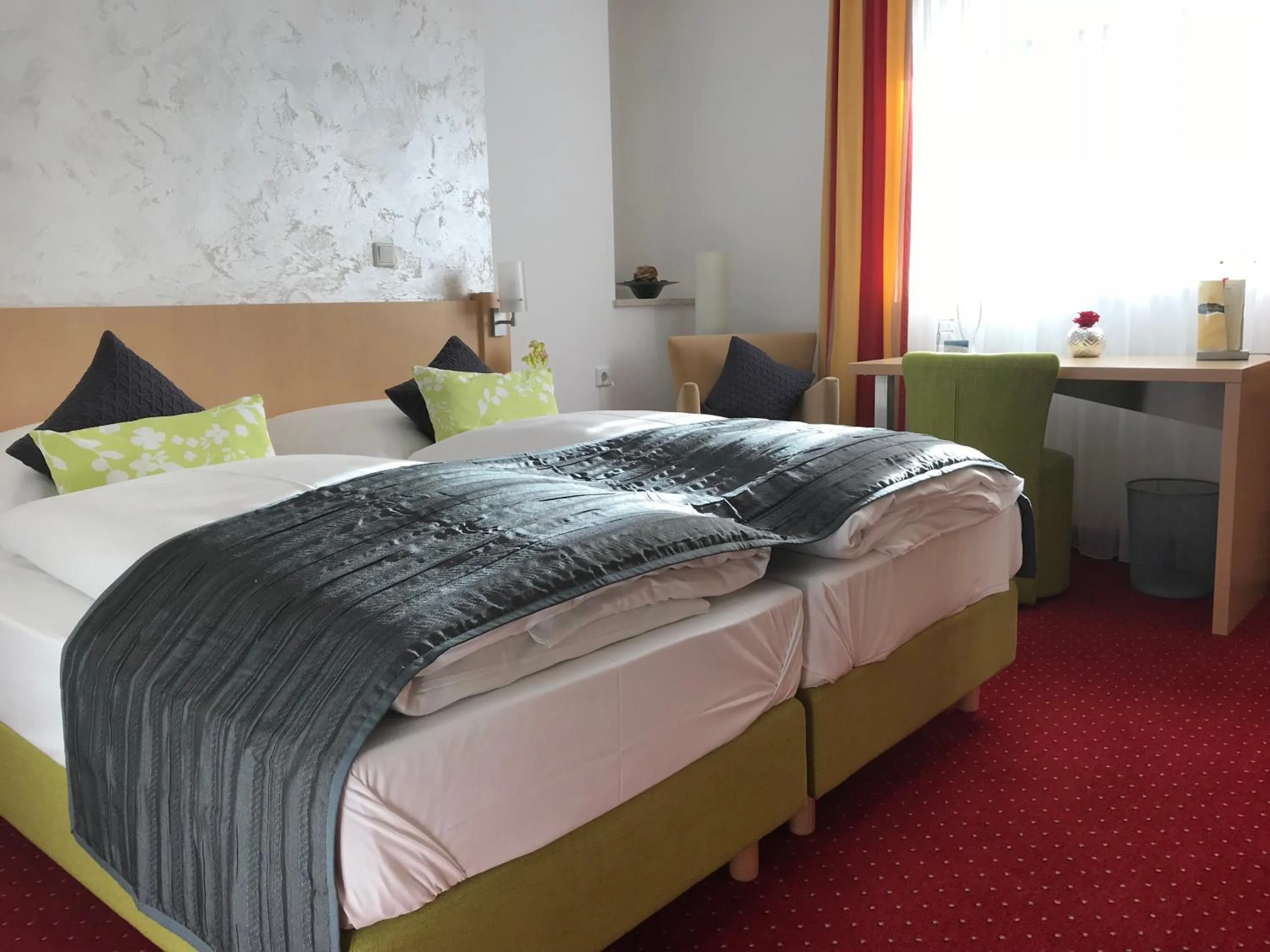 Photo of the whole room, Bed in Waldgasthof St.Wolfgang