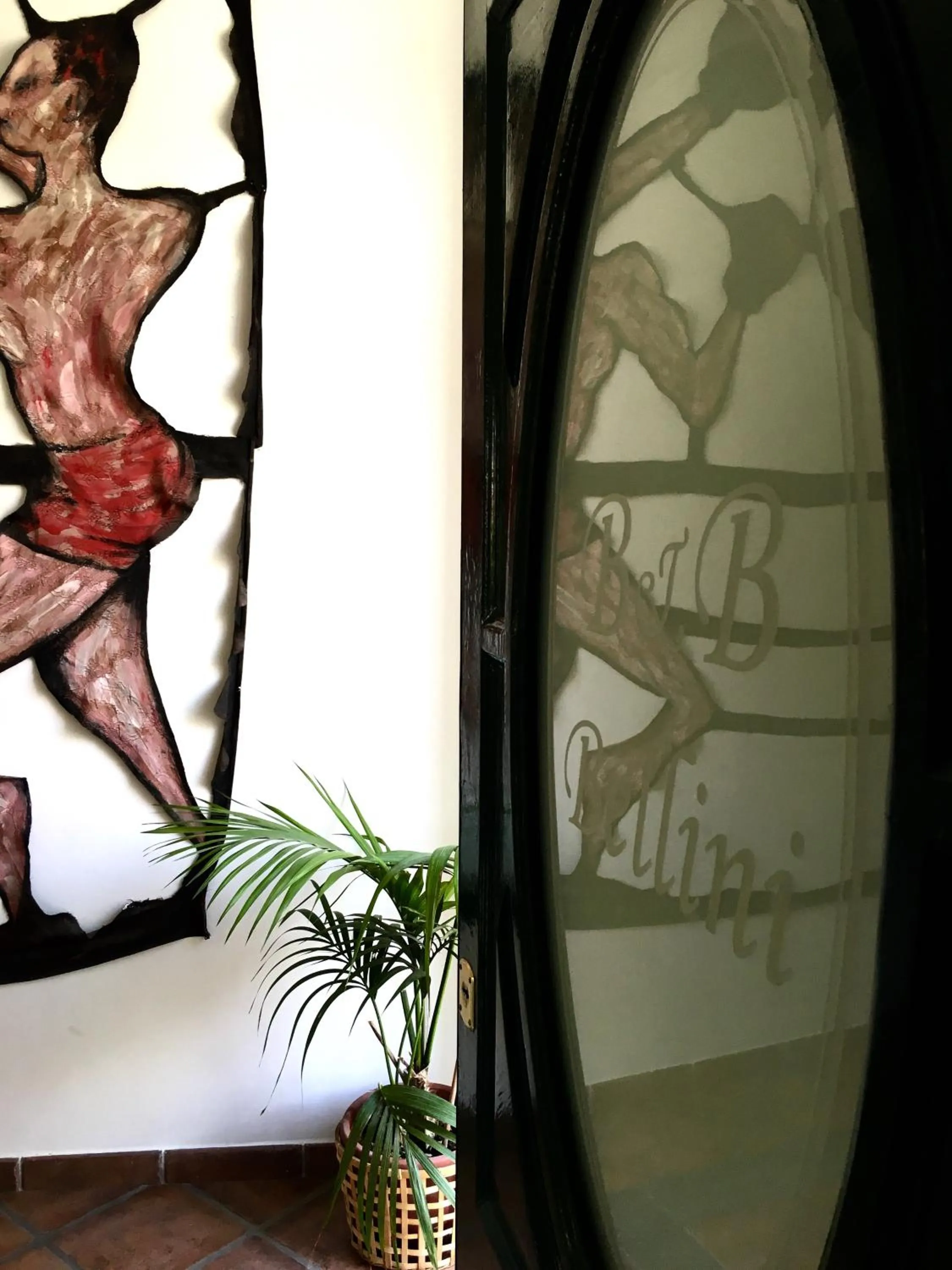 Decorative detail in B&B Bellini