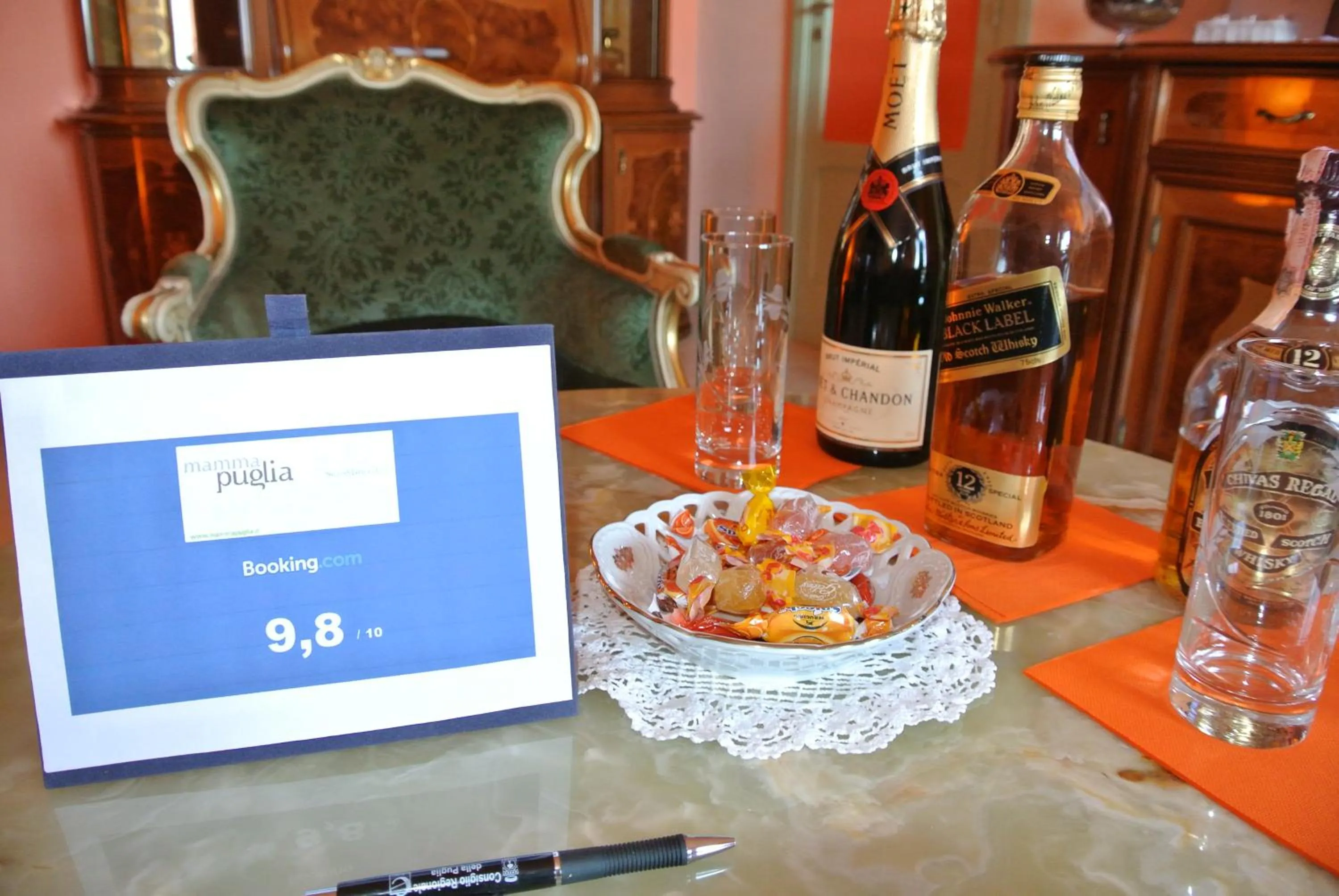 Seating area in Mamma Puglia Suite & Breakfast