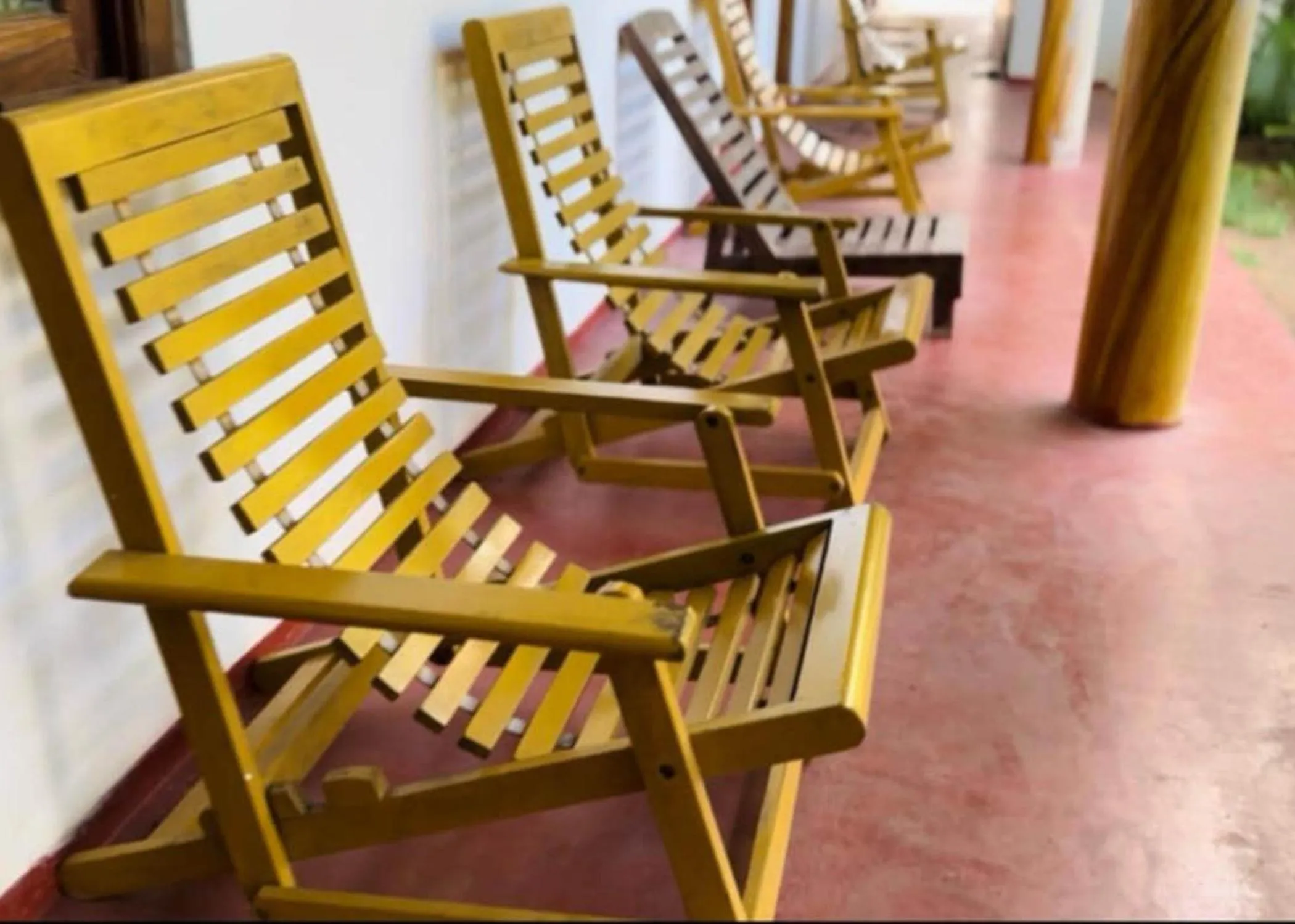 Seating area in Thirumalai Park